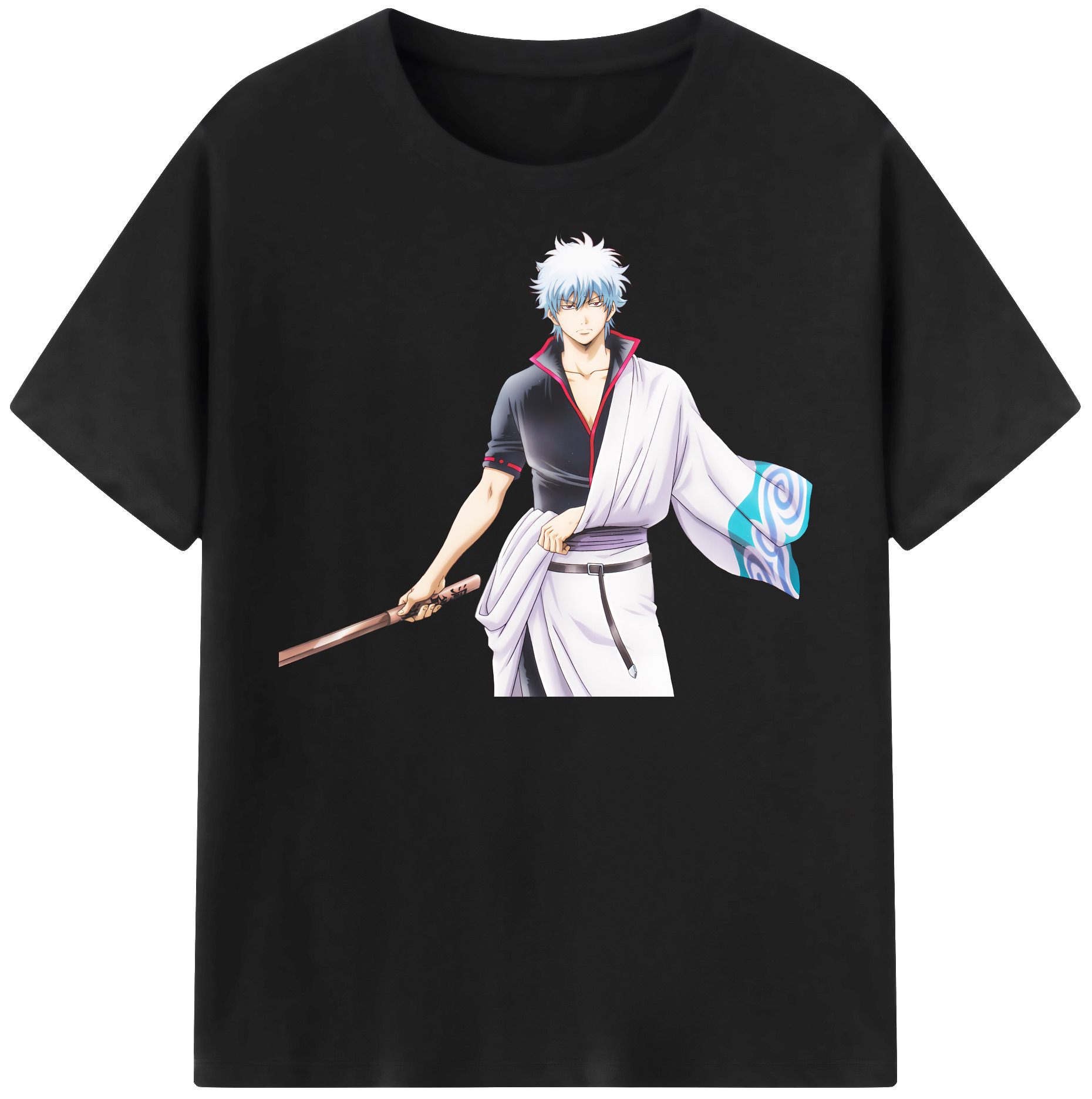 （画像用） ぎんたま 坂田銀時（さかたぎんとき） 神楽 志村新八（しむら しんぱち） GINTAMA Sakata Gintoki Kagura Shimura Shinpachi レディースカジュアルプリントTシャツ（綿100％）