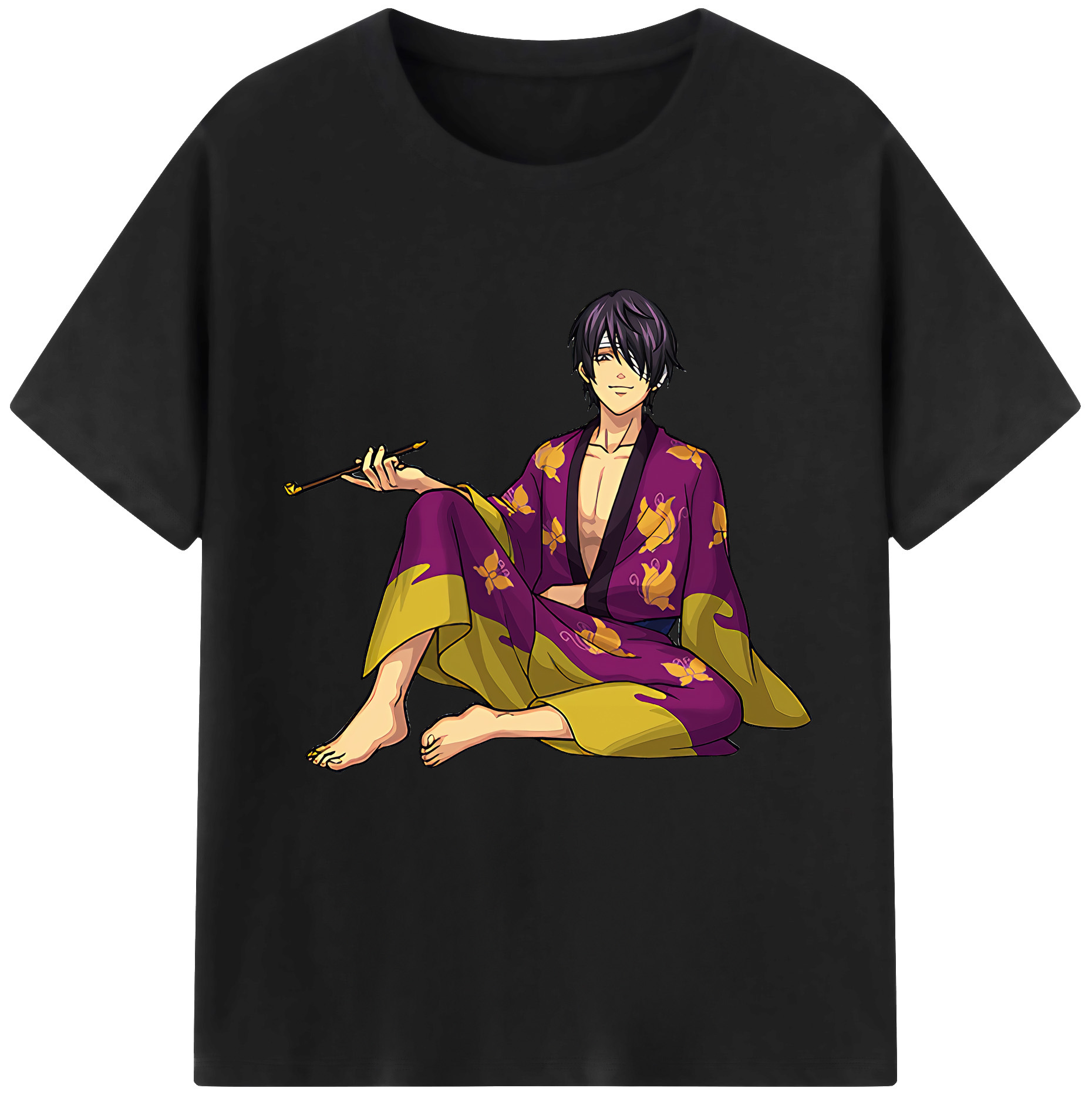 （画像用） ぎんたま 坂田銀時（さかたぎんとき） 神楽 志村新八（しむら しんぱち） GINTAMA Sakata Gintoki Kagura Shimura Shinpachi レディースカジュアルプリントTシャツ（綿100％）