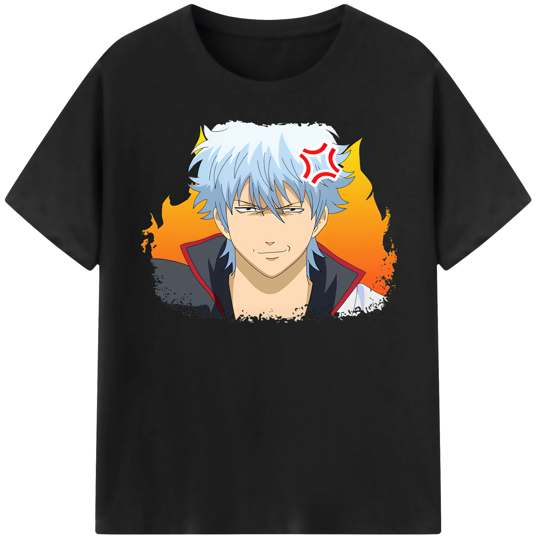 （画像用） ぎんたま 坂田銀時（さかたぎんとき） 神楽 志村新八（しむら しんぱち） GINTAMA Sakata Gintoki Kagura Shimura Shinpachi レディースカジュアルプリントTシャツ（綿100％）