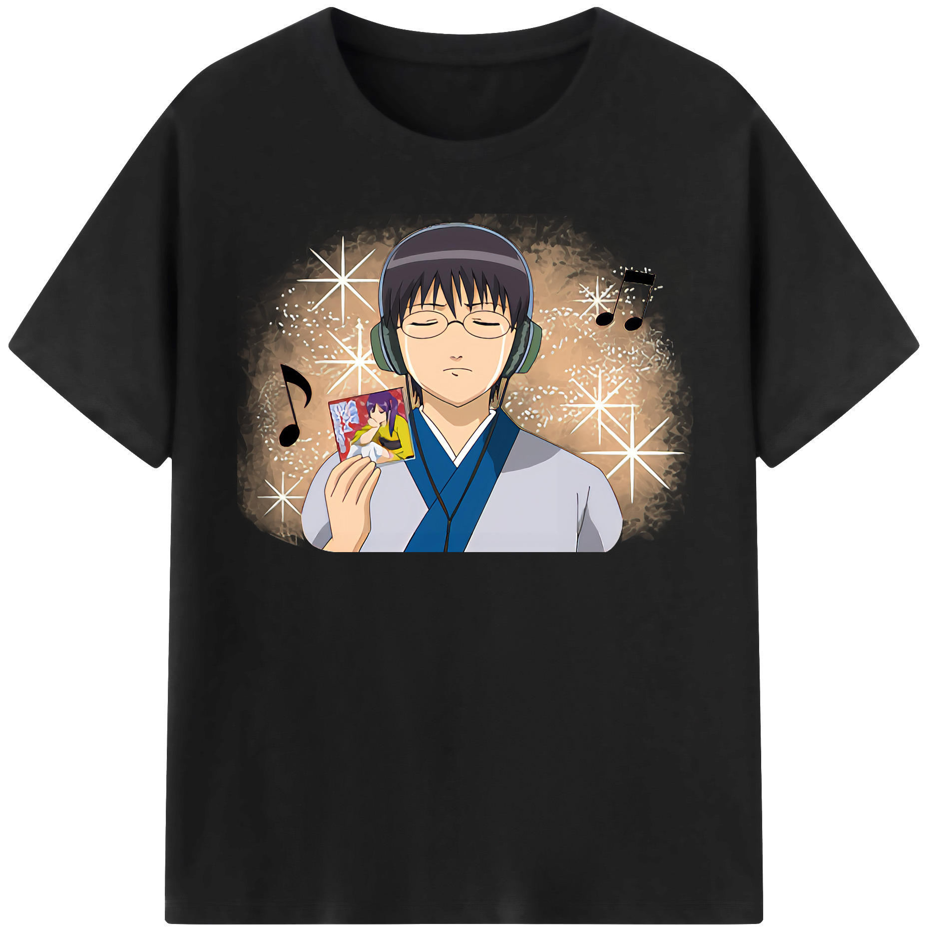 （画像用） ぎんたま 坂田銀時（さかたぎんとき） 神楽 志村新八（しむら しんぱち） GINTAMA Sakata Gintoki Kagura Shimura Shinpachi レディースカジュアルプリントTシャツ（綿100％）