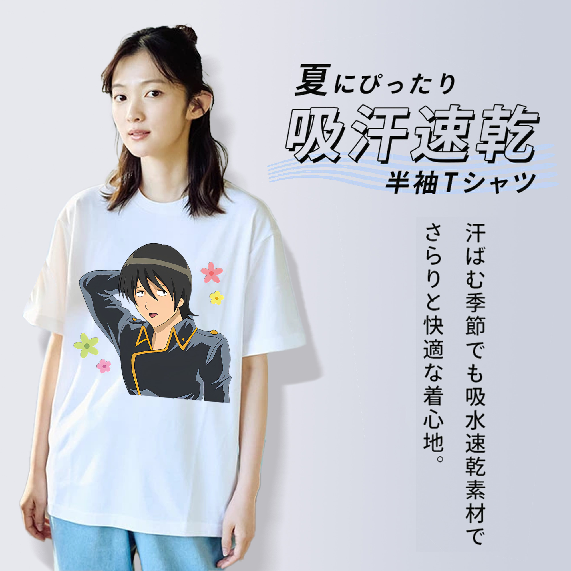 ぎんたま 坂田銀時（さかたぎんとき） 神楽 志村新八（しむら しんぱち） GINTAMA Sakata Gintoki Kagura Shimura Shinpachi レディースカジュアルプリントTシャツ（綿100％）