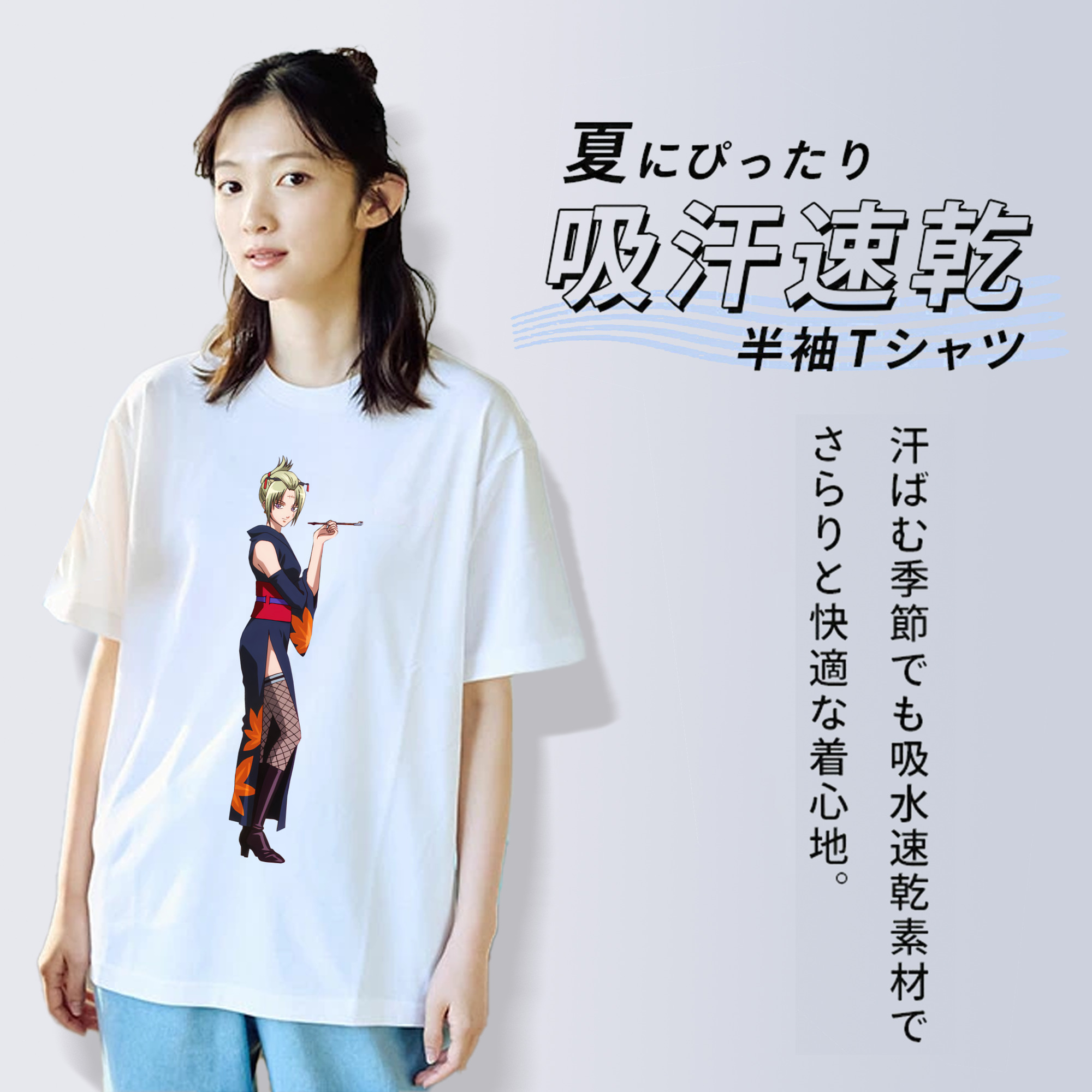 ぎんたま 坂田銀時（さかたぎんとき） 神楽 志村新八（しむら しんぱち） GINTAMA Sakata Gintoki Kagura Shimura Shinpachi レディースカジュアルプリントTシャツ（綿100％）