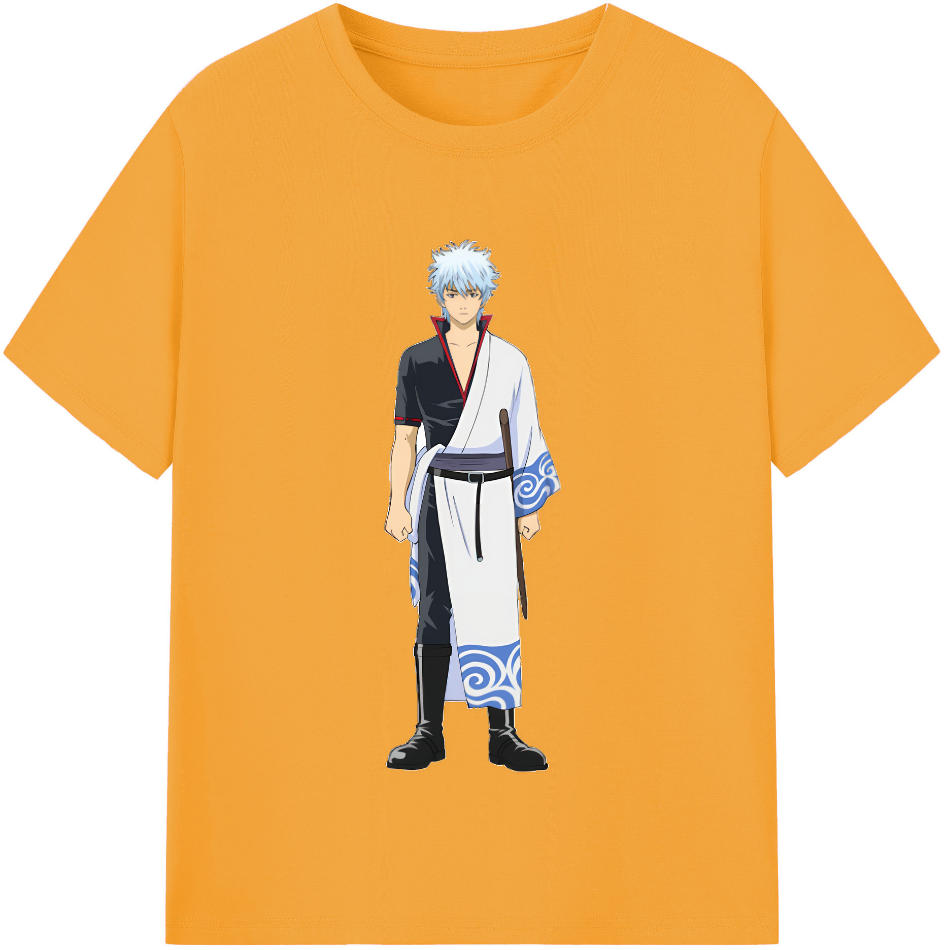 （画像用） ぎんたま 坂田銀時（さかたぎんとき） 神楽 志村新八（しむら しんぱち） GINTAMA Sakata Gintoki Kagura Shimura Shinpachi レディースカジュアルプリントTシャツ（綿100％）