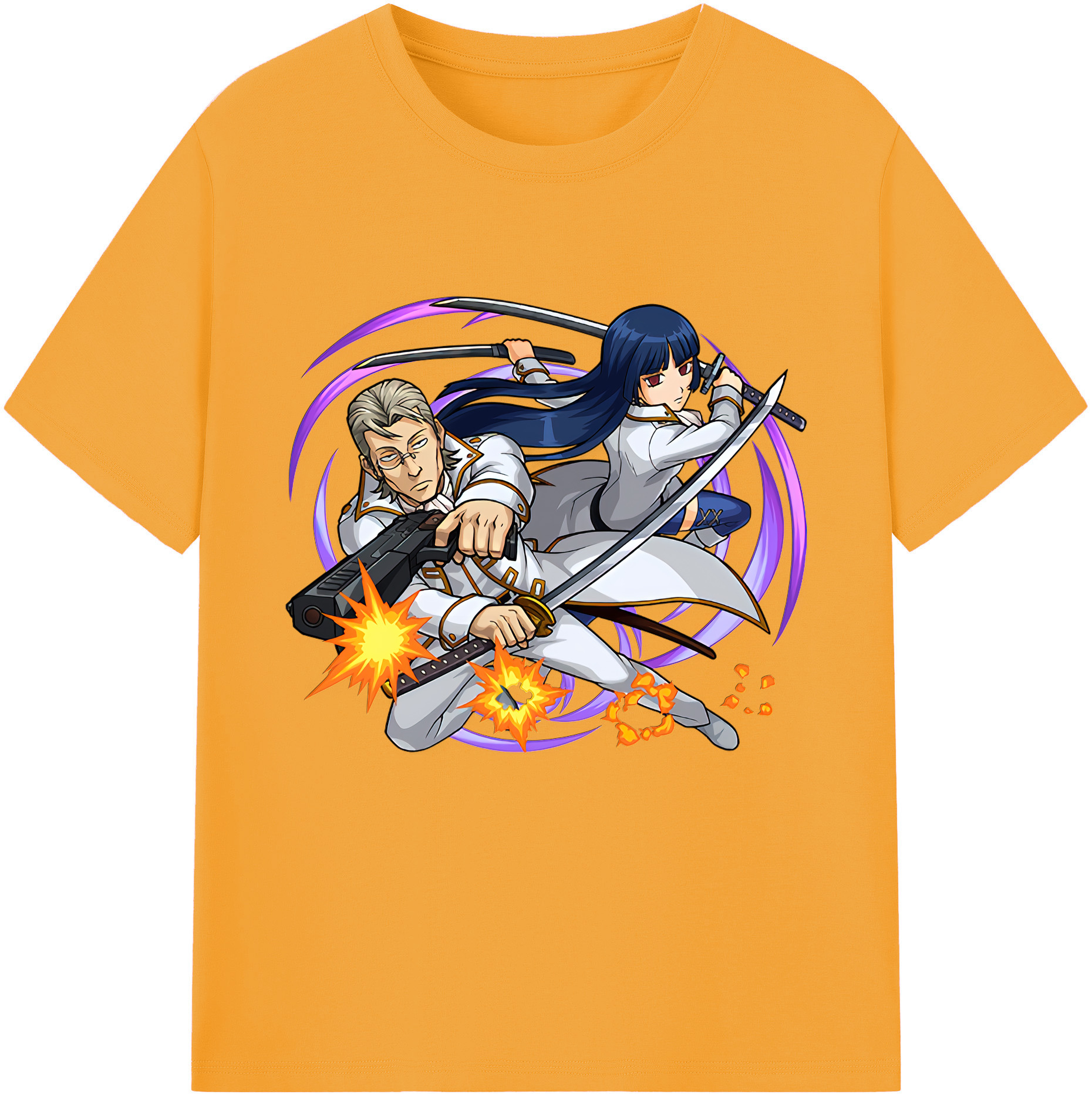 （画像用） ぎんたま 坂田銀時（さかたぎんとき） 神楽 志村新八（しむら しんぱち） GINTAMA Sakata Gintoki Kagura Shimura Shinpachi レディースカジュアルプリントTシャツ（綿100％）