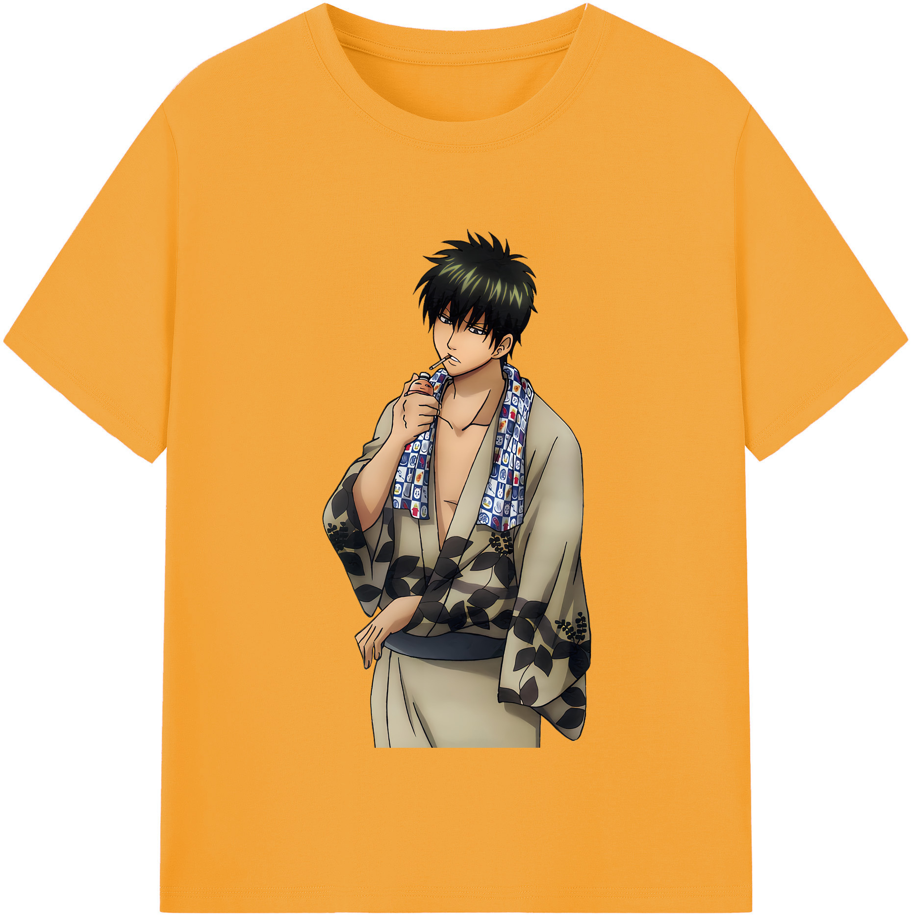 （画像用） ぎんたま 坂田銀時（さかたぎんとき） 神楽 志村新八（しむら しんぱち） GINTAMA Sakata Gintoki Kagura Shimura Shinpachi レディースカジュアルプリントTシャツ（綿100％）
