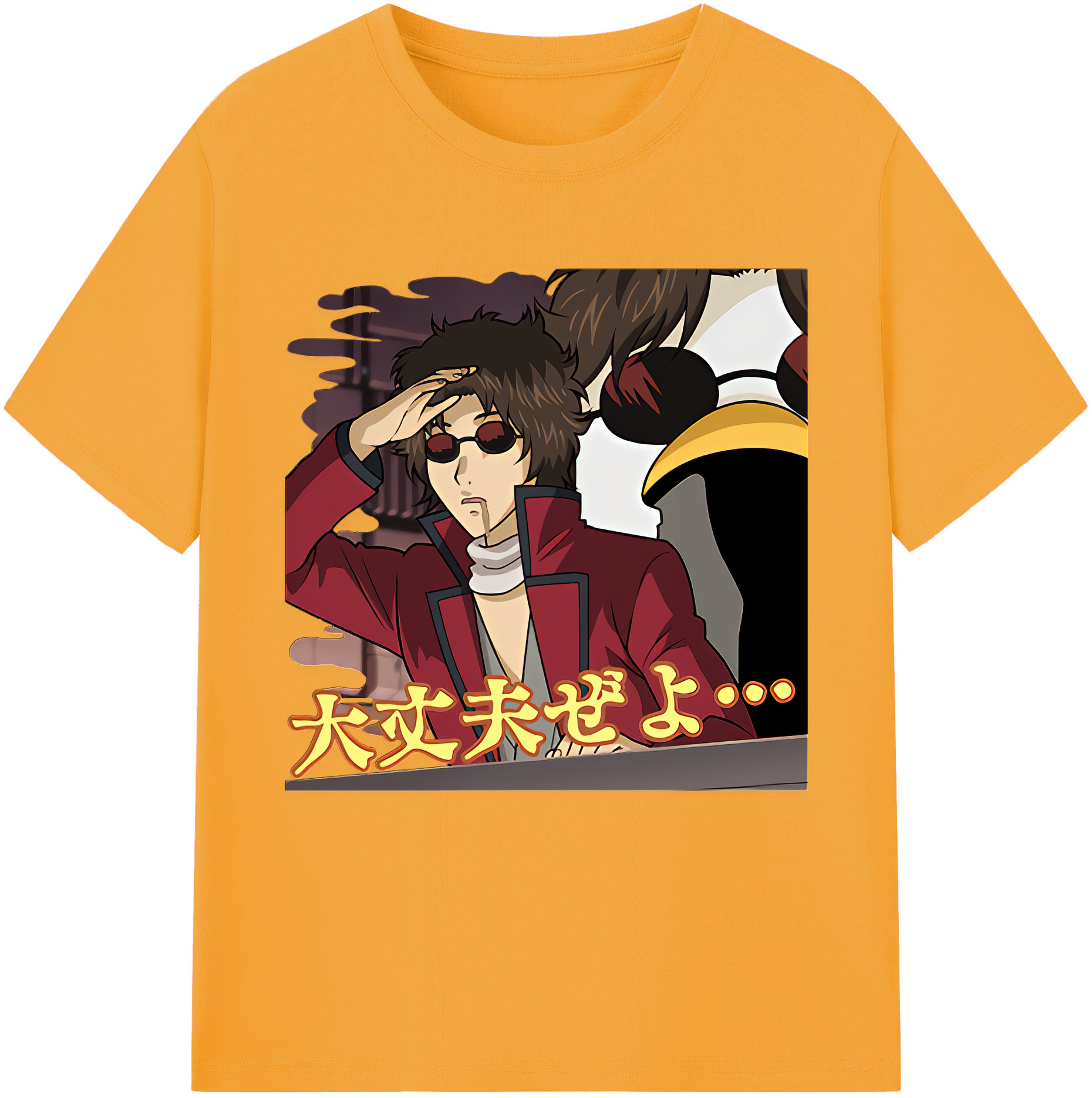 （画像用） ぎんたま 坂田銀時（さかたぎんとき） 神楽 志村新八（しむら しんぱち） GINTAMA Sakata Gintoki Kagura Shimura Shinpachi レディースカジュアルプリントTシャツ（綿100％）