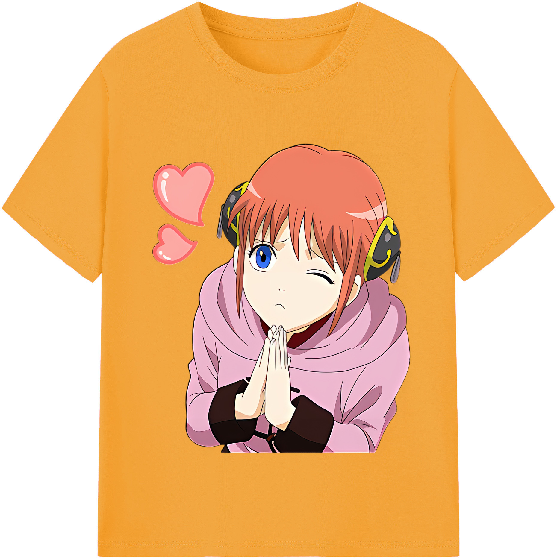（画像用） ぎんたま 坂田銀時（さかたぎんとき） 神楽 志村新八（しむら しんぱち） GINTAMA Sakata Gintoki Kagura Shimura Shinpachi レディースカジュアルプリントTシャツ（綿100％）