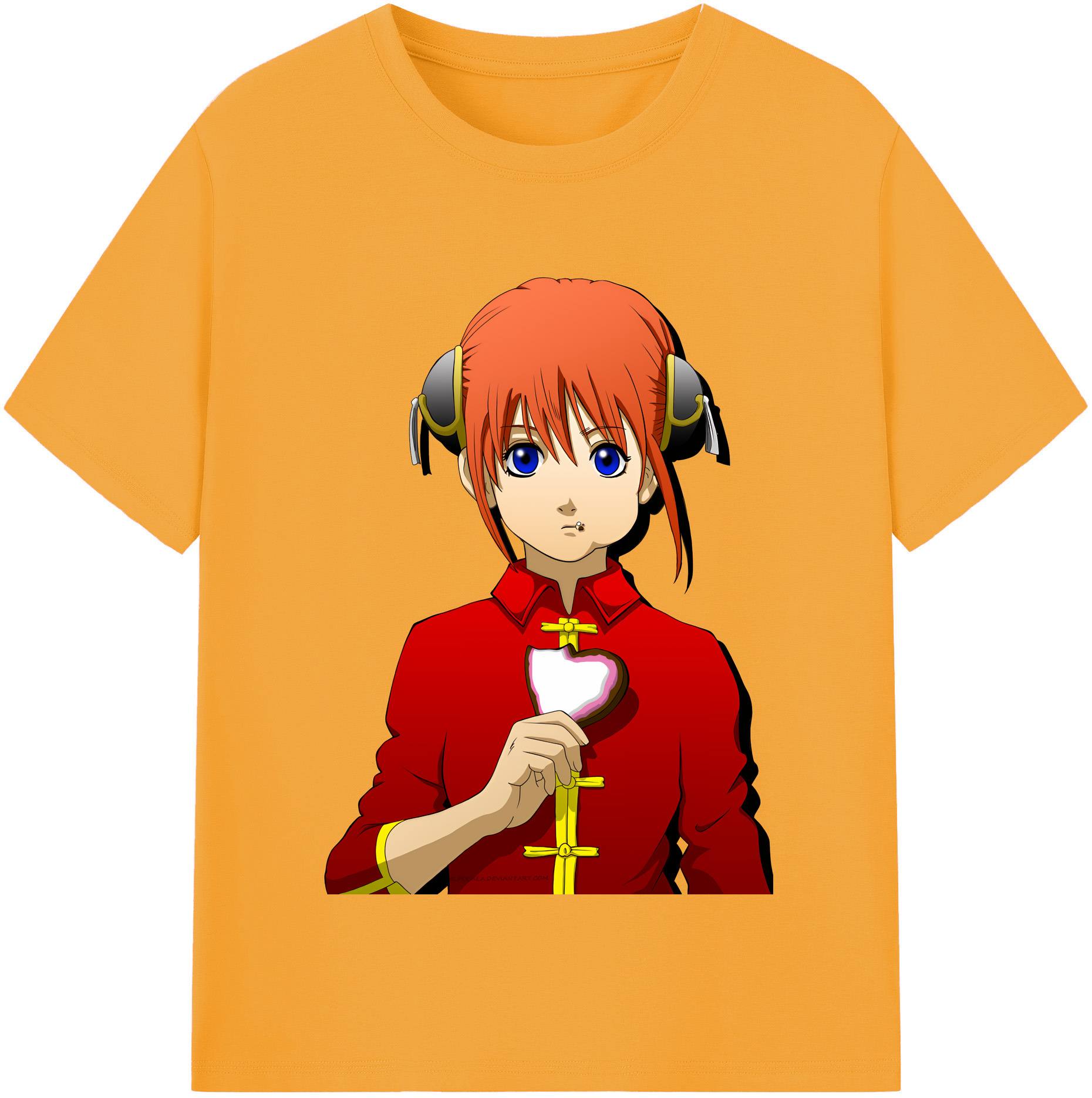 （画像用） ぎんたま 坂田銀時（さかたぎんとき） 神楽 志村新八（しむら しんぱち） GINTAMA Sakata Gintoki Kagura Shimura Shinpachi レディースカジュアルプリントTシャツ（綿100％）