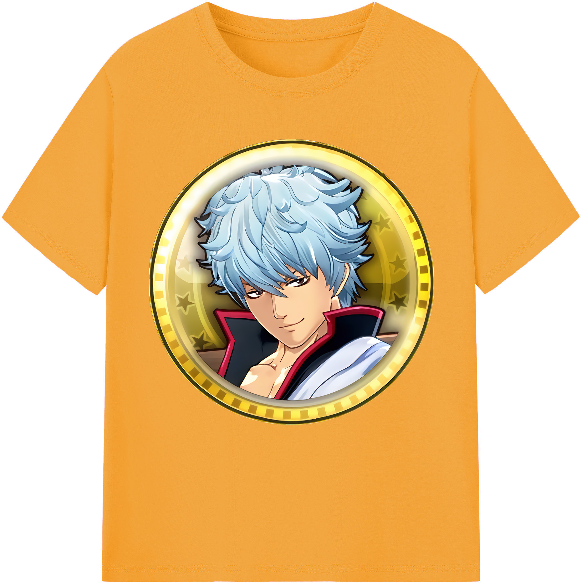 （画像用） ぎんたま 坂田銀時（さかたぎんとき） 神楽 志村新八（しむら しんぱち） GINTAMA Sakata Gintoki Kagura Shimura Shinpachi レディースカジュアルプリントTシャツ（綿100％）