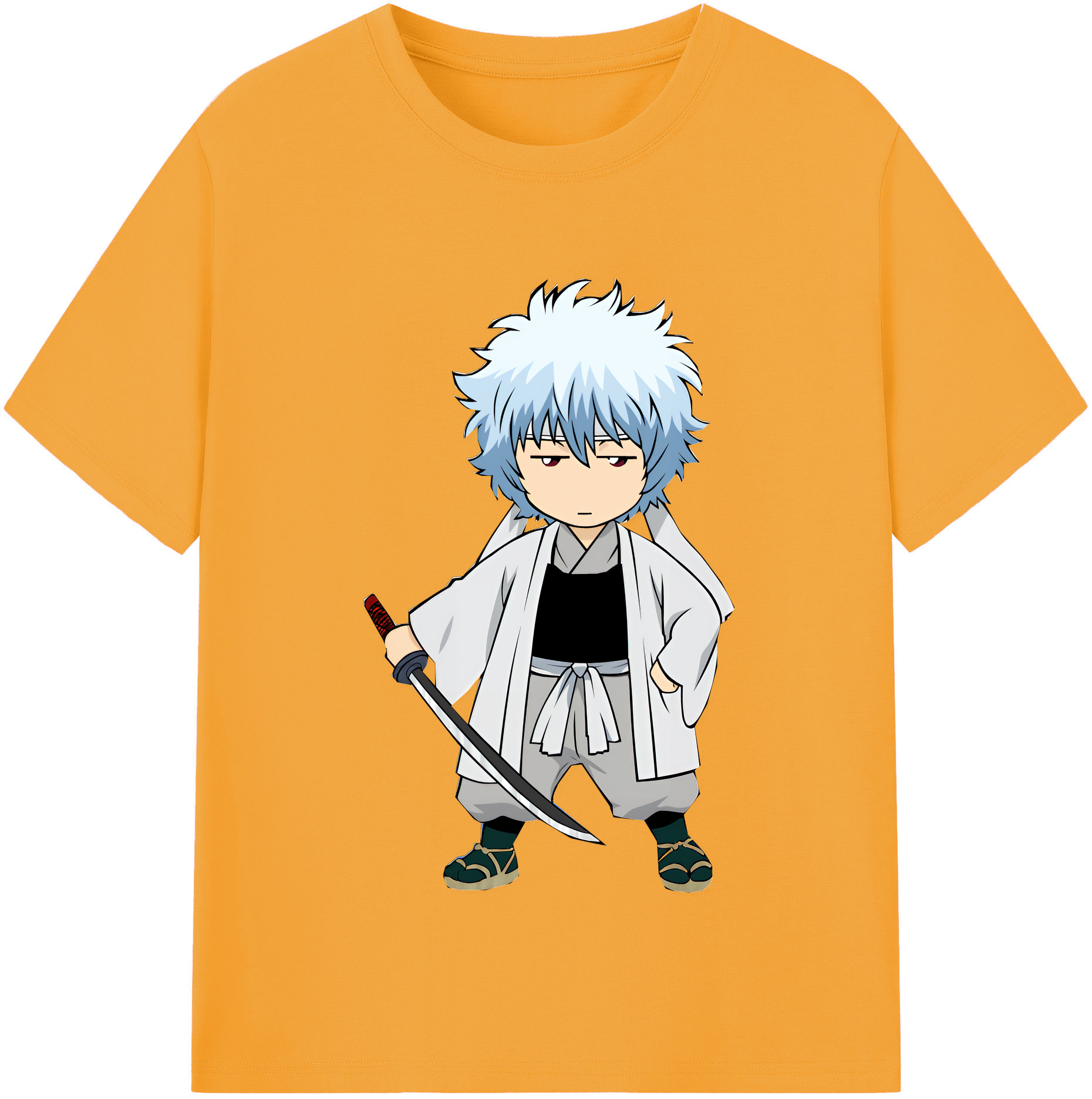（画像用） ぎんたま 坂田銀時（さかたぎんとき） 神楽 志村新八（しむら しんぱち） GINTAMA Sakata Gintoki Kagura Shimura Shinpachi レディースカジュアルプリントTシャツ（綿100％）