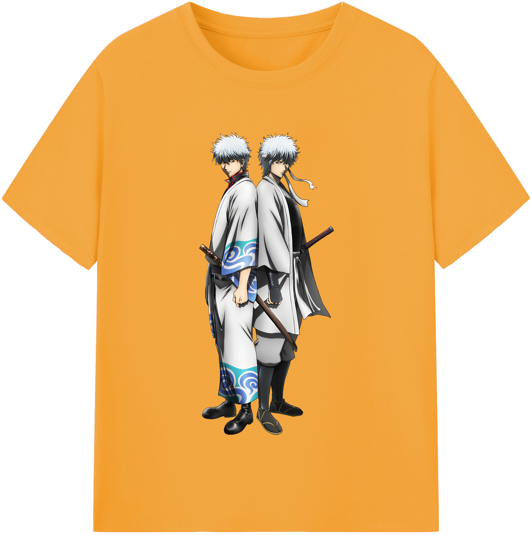 （画像用） ぎんたま 坂田銀時（さかたぎんとき） 神楽 志村新八（しむら しんぱち） GINTAMA Sakata Gintoki Kagura Shimura Shinpachi レディースカジュアルプリントTシャツ（綿100％）