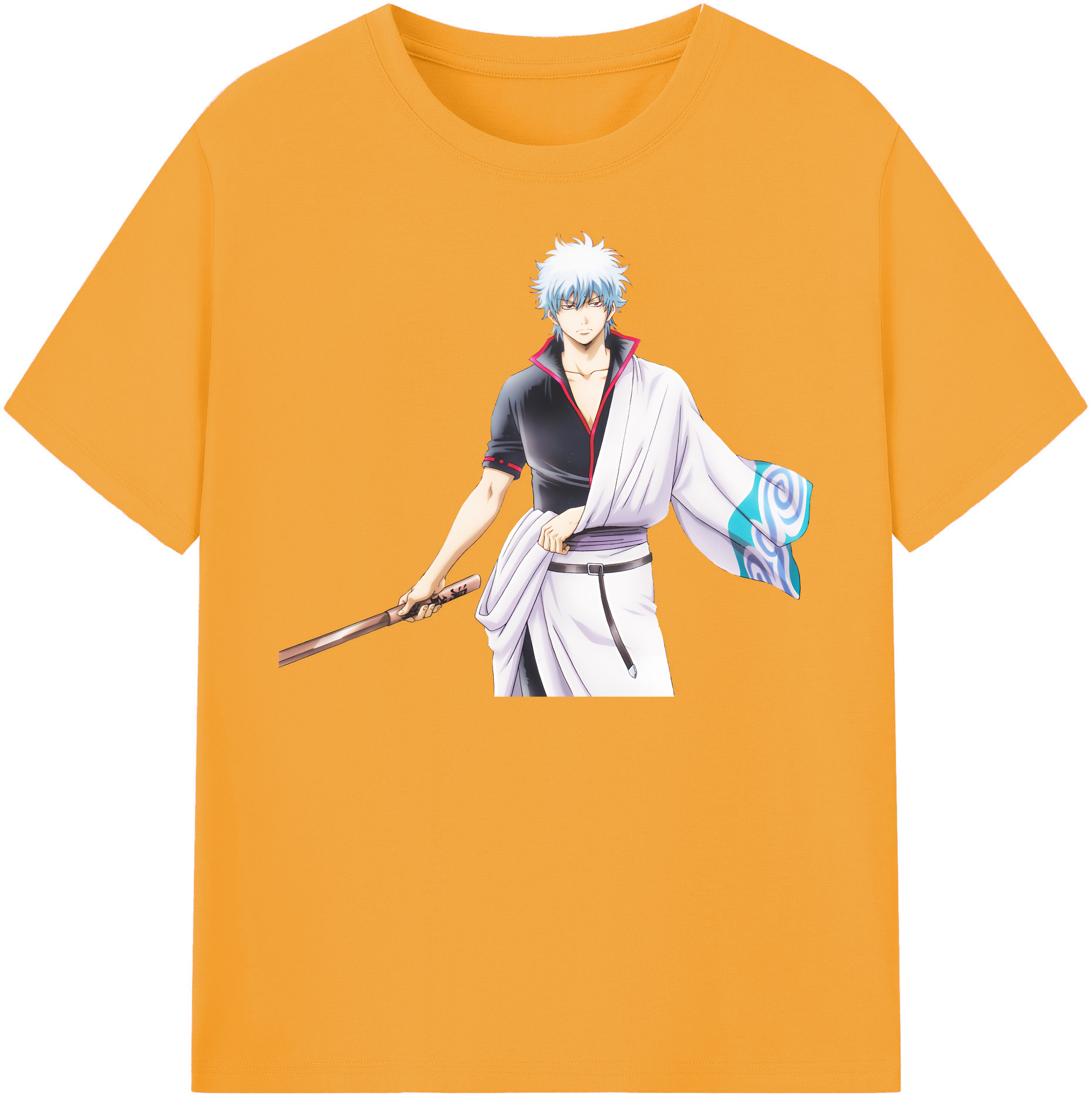 （画像用） ぎんたま 坂田銀時（さかたぎんとき） 神楽 志村新八（しむら しんぱち） GINTAMA Sakata Gintoki Kagura Shimura Shinpachi レディースカジュアルプリントTシャツ（綿100％）