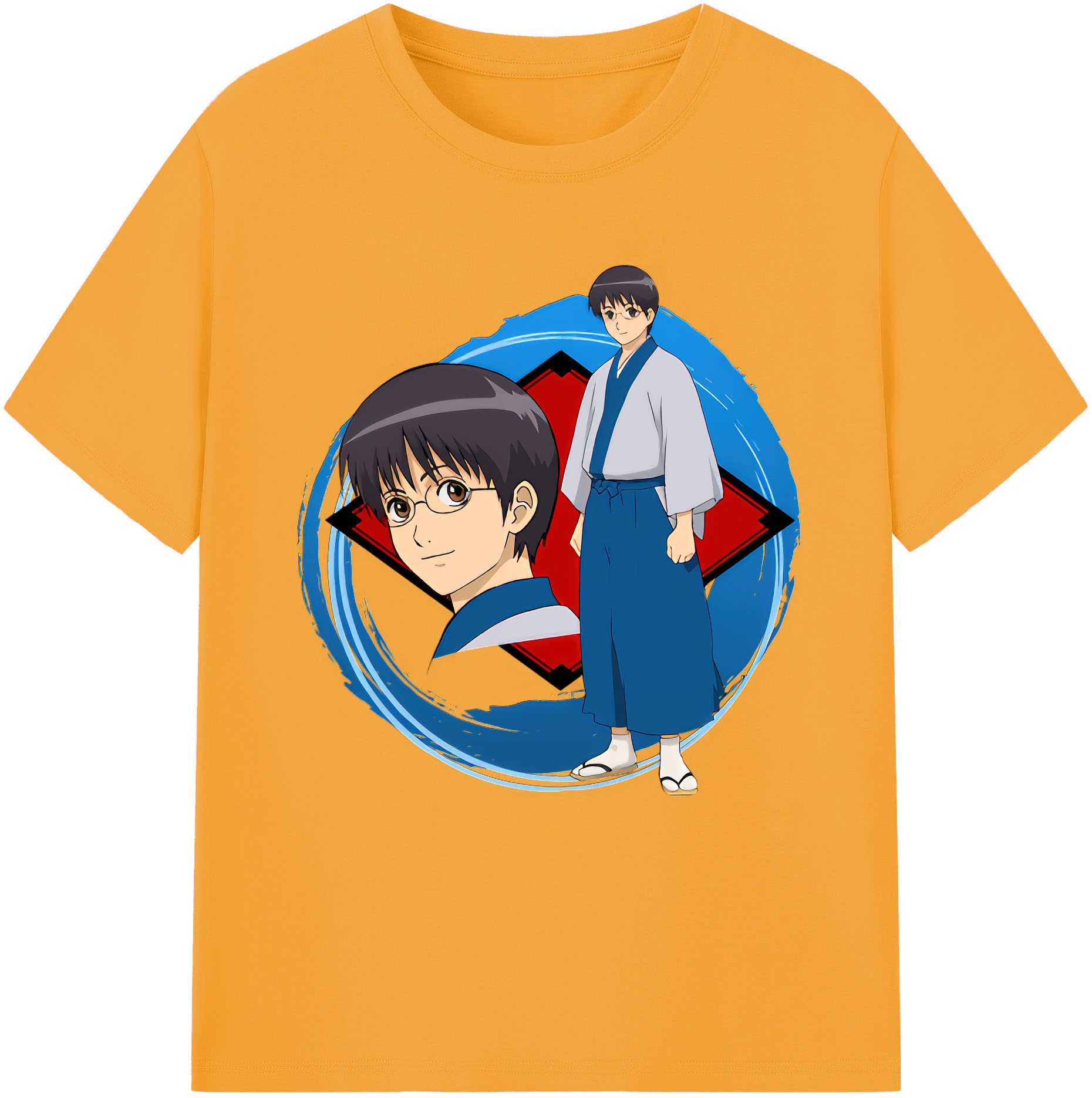 （画像用） ぎんたま 坂田銀時（さかたぎんとき） 神楽 志村新八（しむら しんぱち） GINTAMA Sakata Gintoki Kagura Shimura Shinpachi レディースカジュアルプリントTシャツ（綿100％）