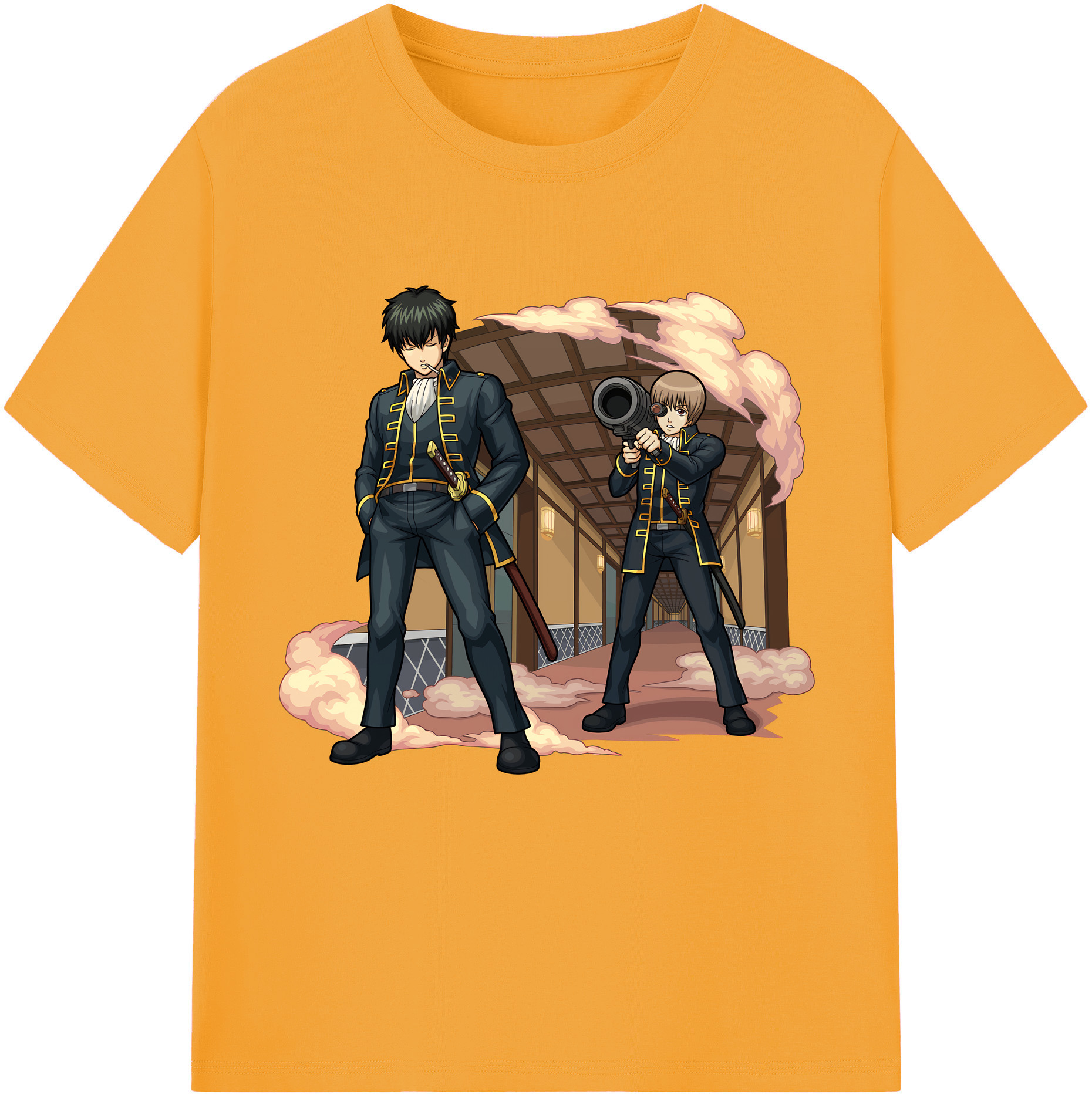 （画像用） ぎんたま 坂田銀時（さかたぎんとき） 神楽 志村新八（しむら しんぱち） GINTAMA Sakata Gintoki Kagura Shimura Shinpachi レディースカジュアルプリントTシャツ（綿100％）
