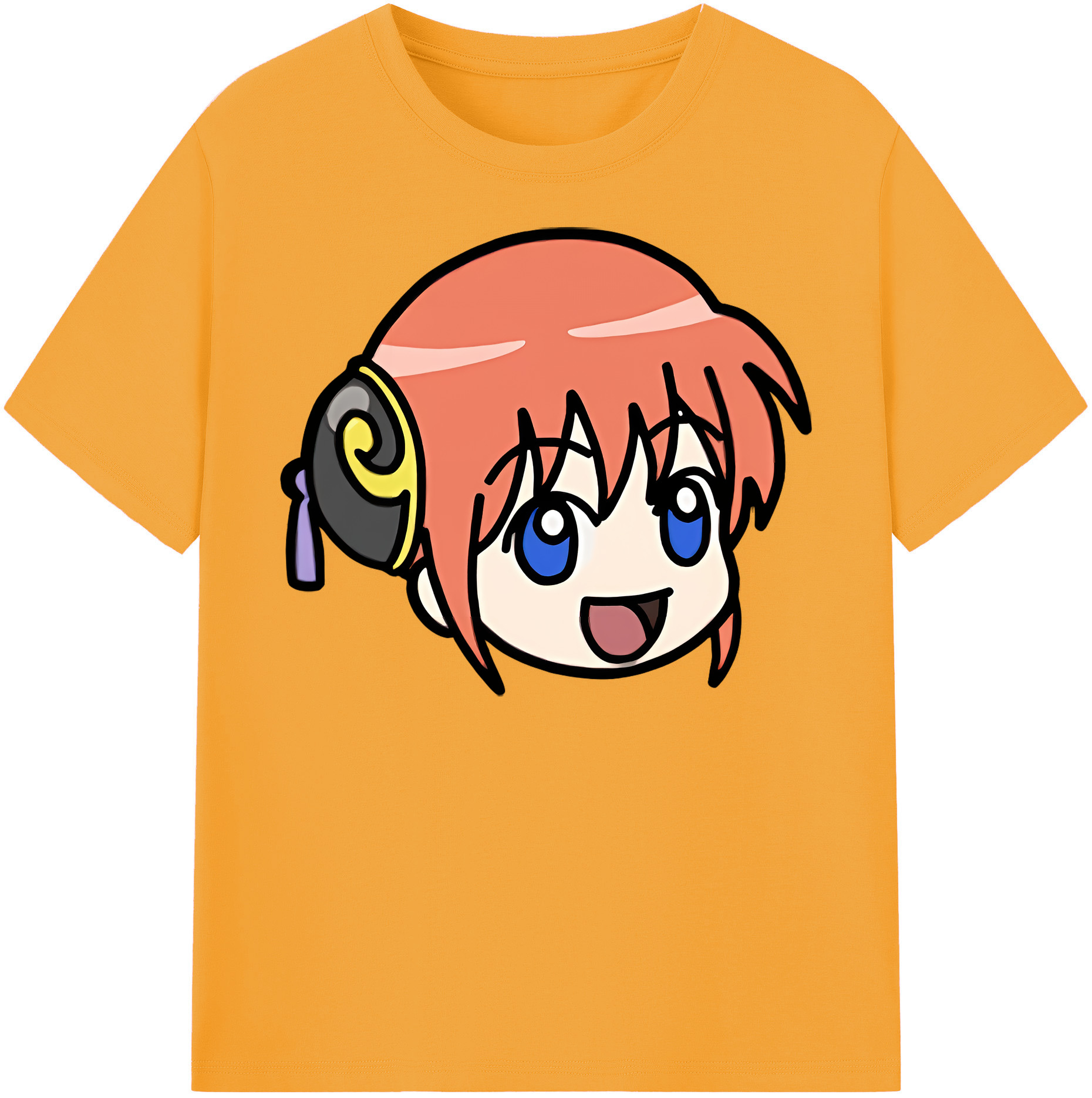 （画像用） ぎんたま 坂田銀時（さかたぎんとき） 神楽 志村新八（しむら しんぱち） GINTAMA Sakata Gintoki Kagura Shimura Shinpachi レディースカジュアルプリントTシャツ（綿100％）