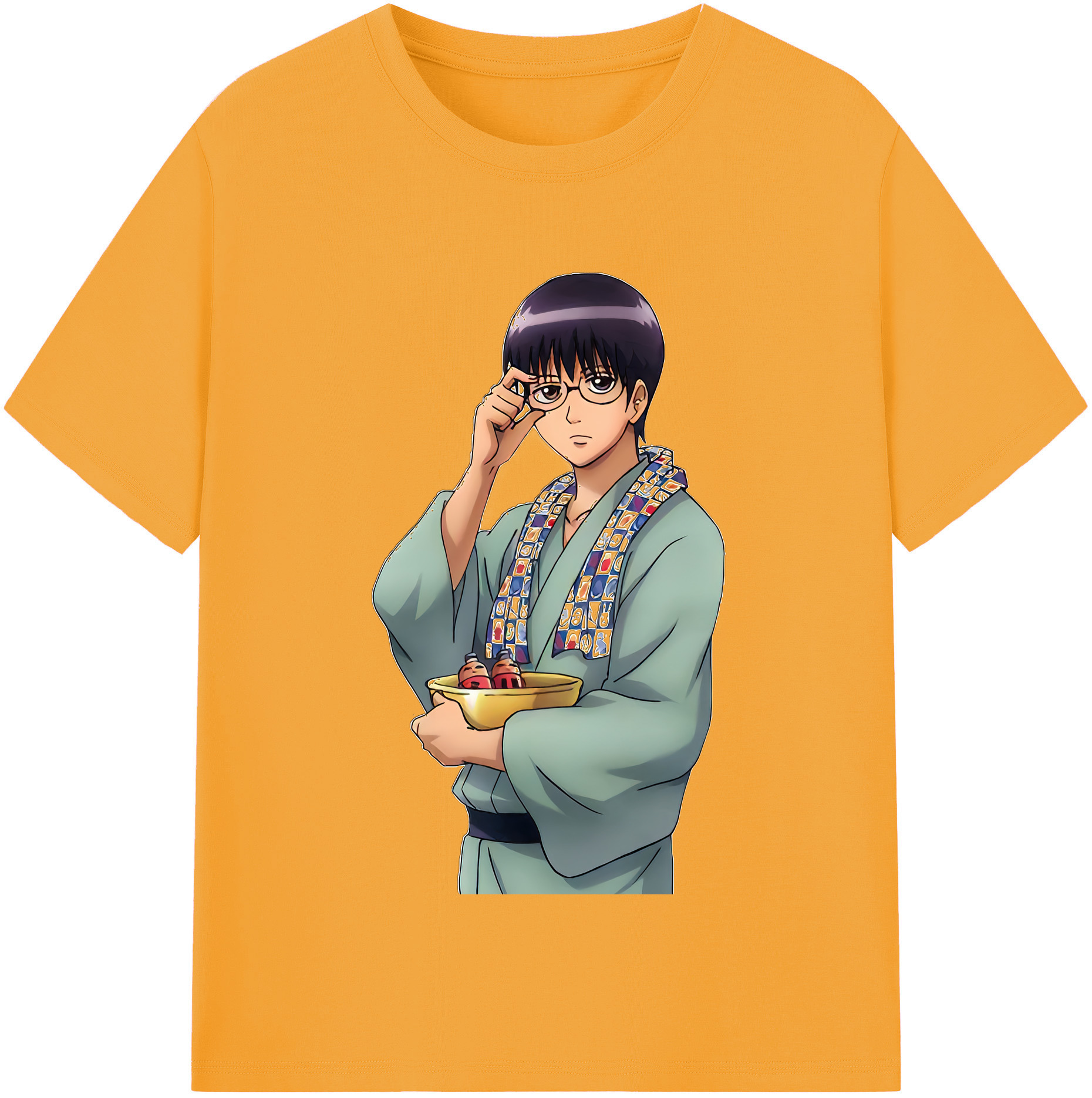 （画像用） ぎんたま 坂田銀時（さかたぎんとき） 神楽 志村新八（しむら しんぱち） GINTAMA Sakata Gintoki Kagura Shimura Shinpachi レディースカジュアルプリントTシャツ（綿100％）