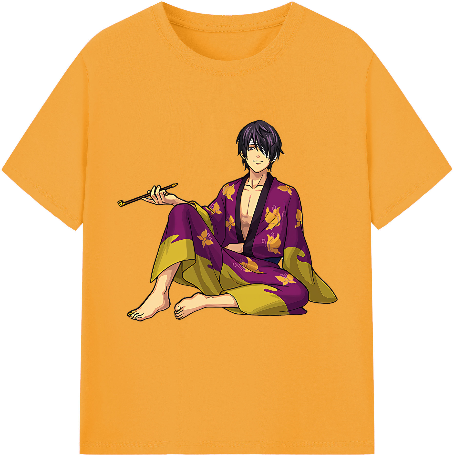 （画像用） ぎんたま 坂田銀時（さかたぎんとき） 神楽 志村新八（しむら しんぱち） GINTAMA Sakata Gintoki Kagura Shimura Shinpachi レディースカジュアルプリントTシャツ（綿100％）