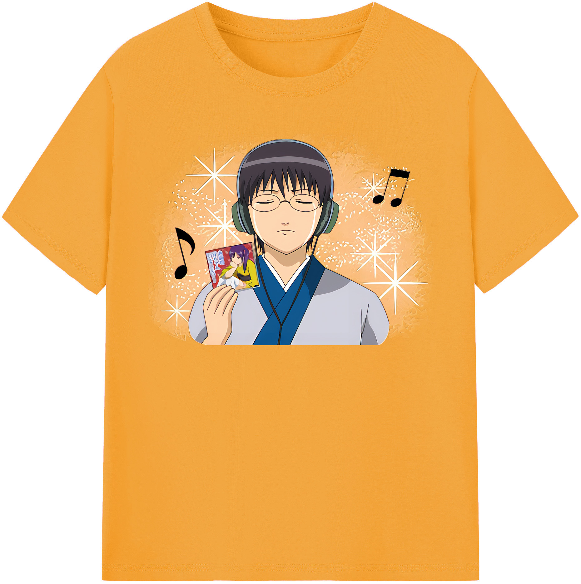 （画像用） ぎんたま 坂田銀時（さかたぎんとき） 神楽 志村新八（しむら しんぱち） GINTAMA Sakata Gintoki Kagura Shimura Shinpachi レディースカジュアルプリントTシャツ（綿100％）