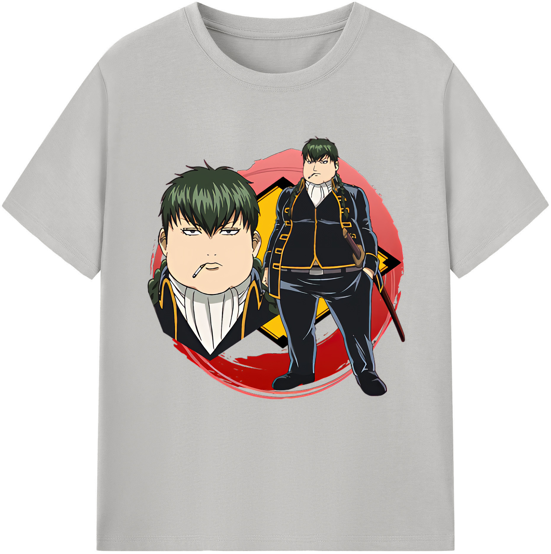 （画像用） ぎんたま 坂田銀時（さかたぎんとき） 神楽 志村新八（しむら しんぱち） GINTAMA Sakata Gintoki Kagura Shimura Shinpachi レディースカジュアルプリントTシャツ（綿100％）