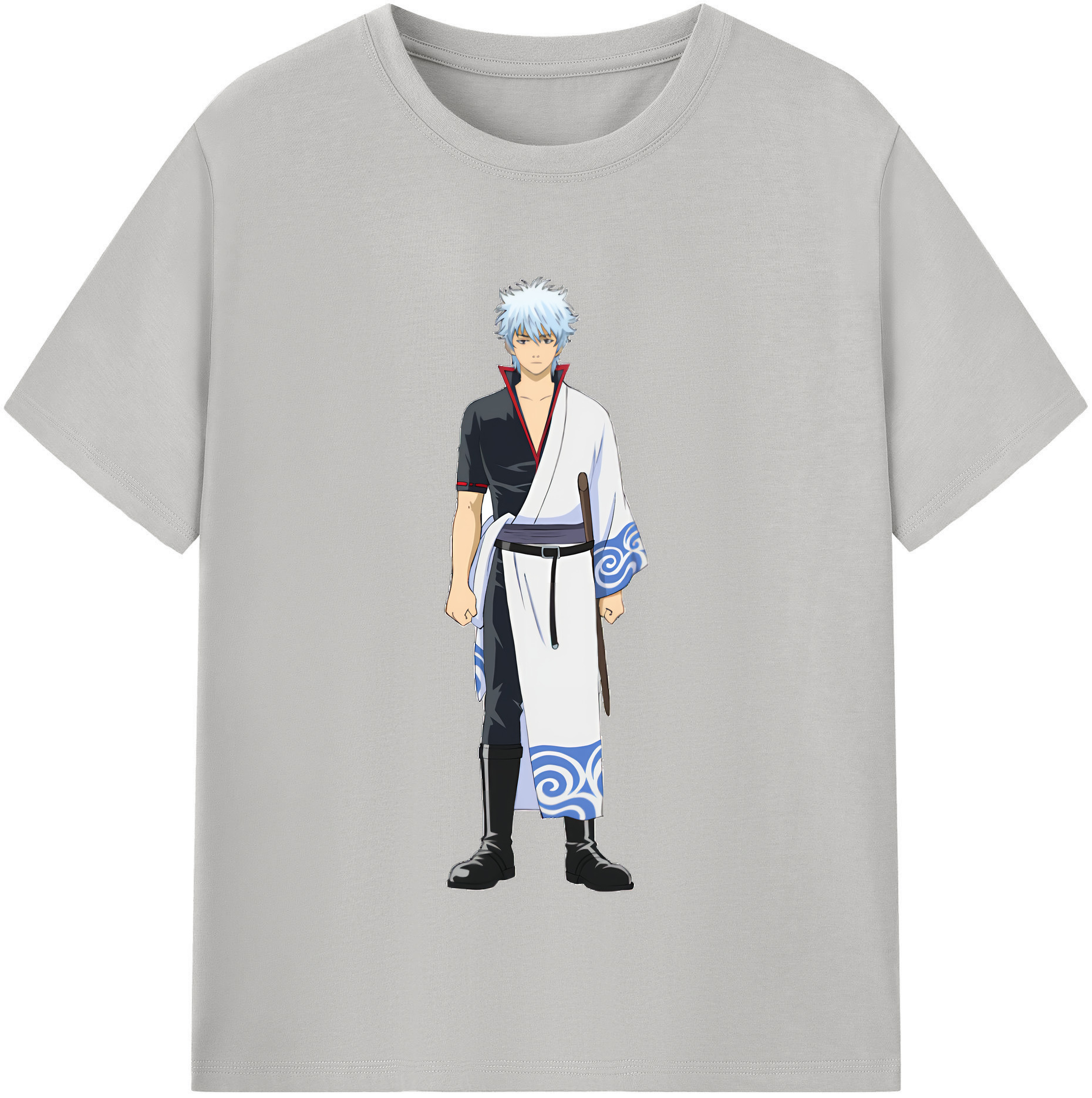 （画像用） ぎんたま 坂田銀時（さかたぎんとき） 神楽 志村新八（しむら しんぱち） GINTAMA Sakata Gintoki Kagura Shimura Shinpachi レディースカジュアルプリントTシャツ（綿100％）
