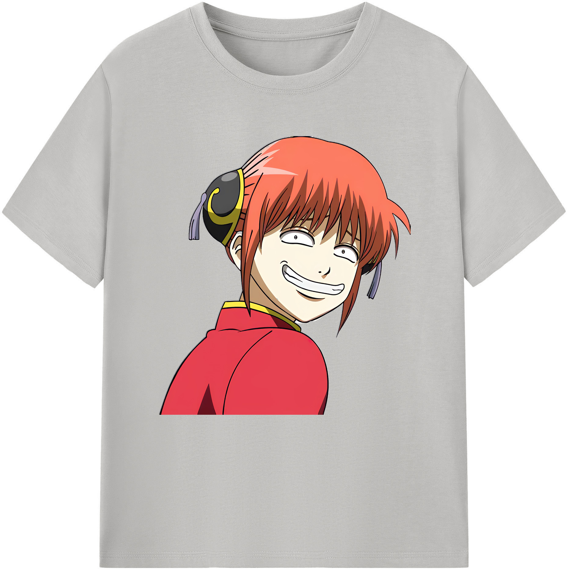 （画像用） ぎんたま 坂田銀時（さかたぎんとき） 神楽 志村新八（しむら しんぱち） GINTAMA Sakata Gintoki Kagura Shimura Shinpachi レディースカジュアルプリントTシャツ（綿100％）