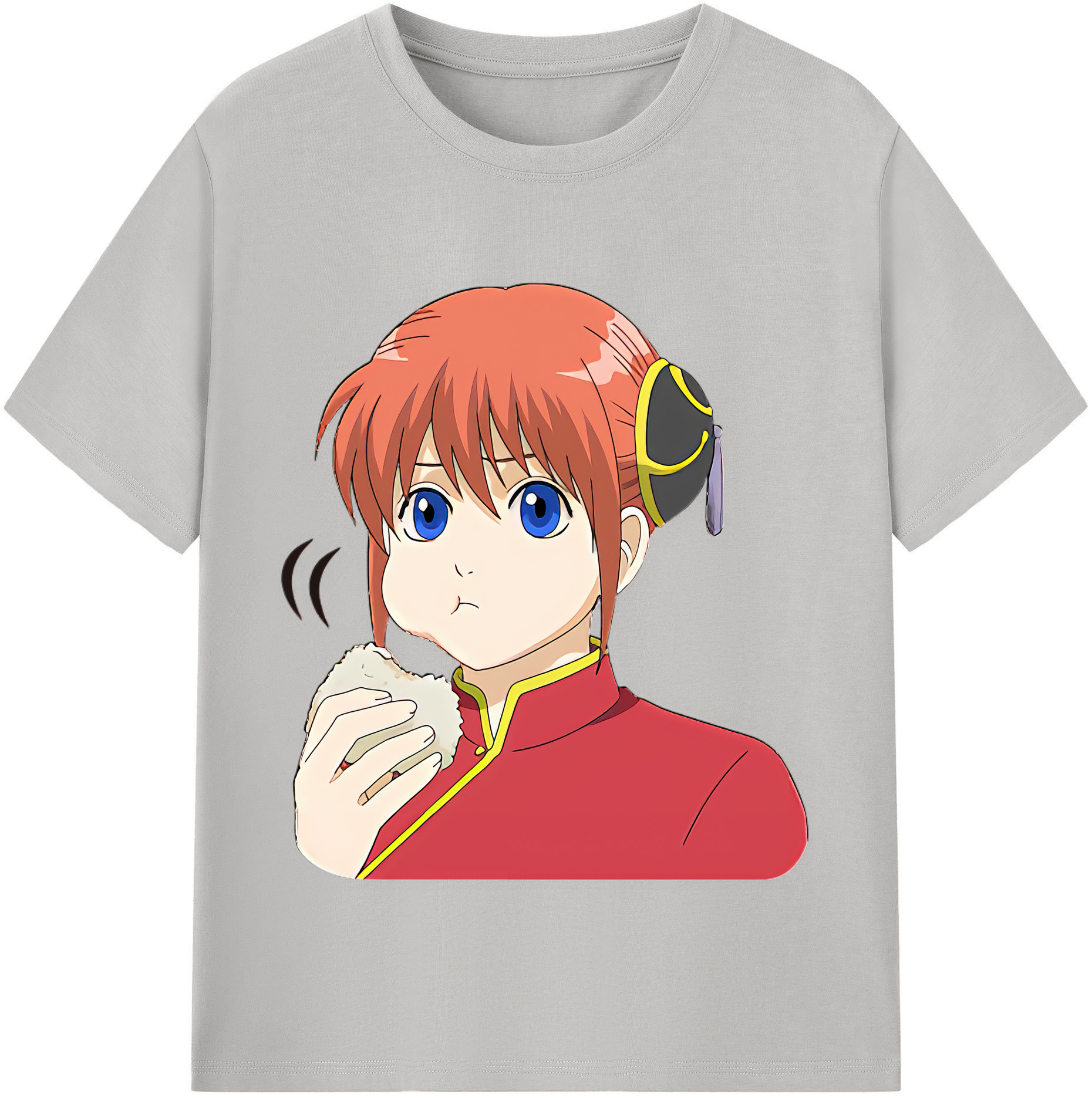 （画像用） ぎんたま 坂田銀時（さかたぎんとき） 神楽 志村新八（しむら しんぱち） GINTAMA Sakata Gintoki Kagura Shimura Shinpachi レディースカジュアルプリントTシャツ（綿100％）