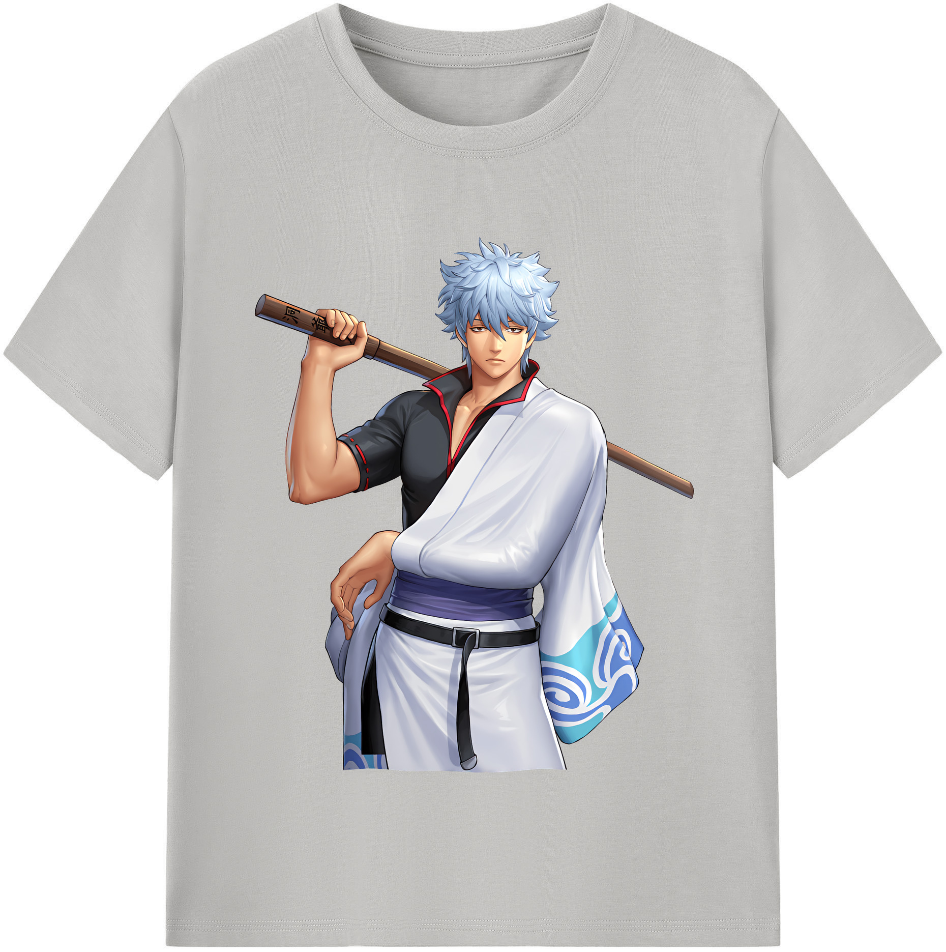 （画像用） ぎんたま 坂田銀時（さかたぎんとき） 神楽 志村新八（しむら しんぱち） GINTAMA Sakata Gintoki Kagura Shimura Shinpachi レディースカジュアルプリントTシャツ（綿100％）