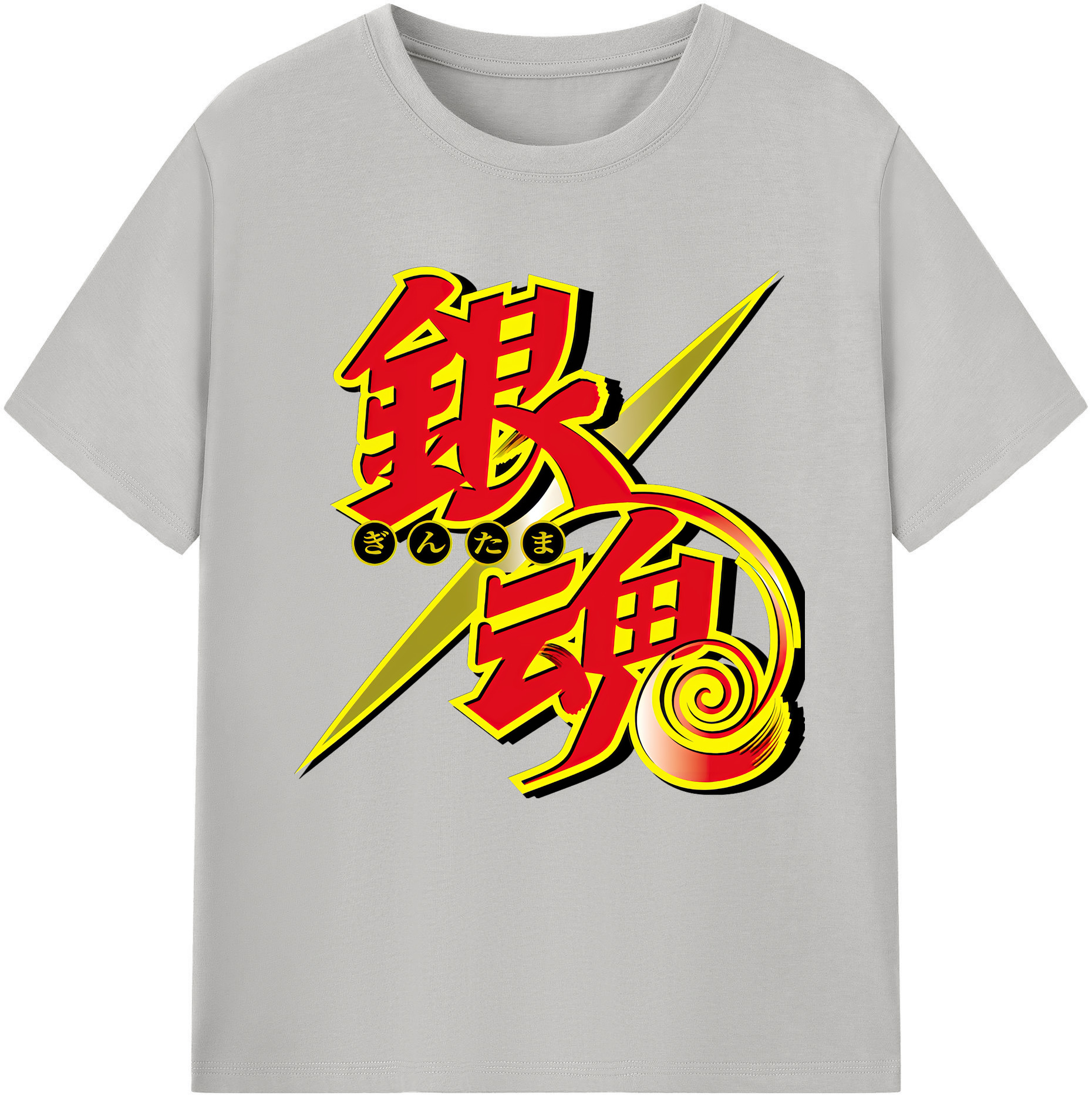 （画像用） ぎんたま 坂田銀時（さかたぎんとき） 神楽 志村新八（しむら しんぱち） GINTAMA Sakata Gintoki Kagura Shimura Shinpachi レディースカジュアルプリントTシャツ（綿100％）