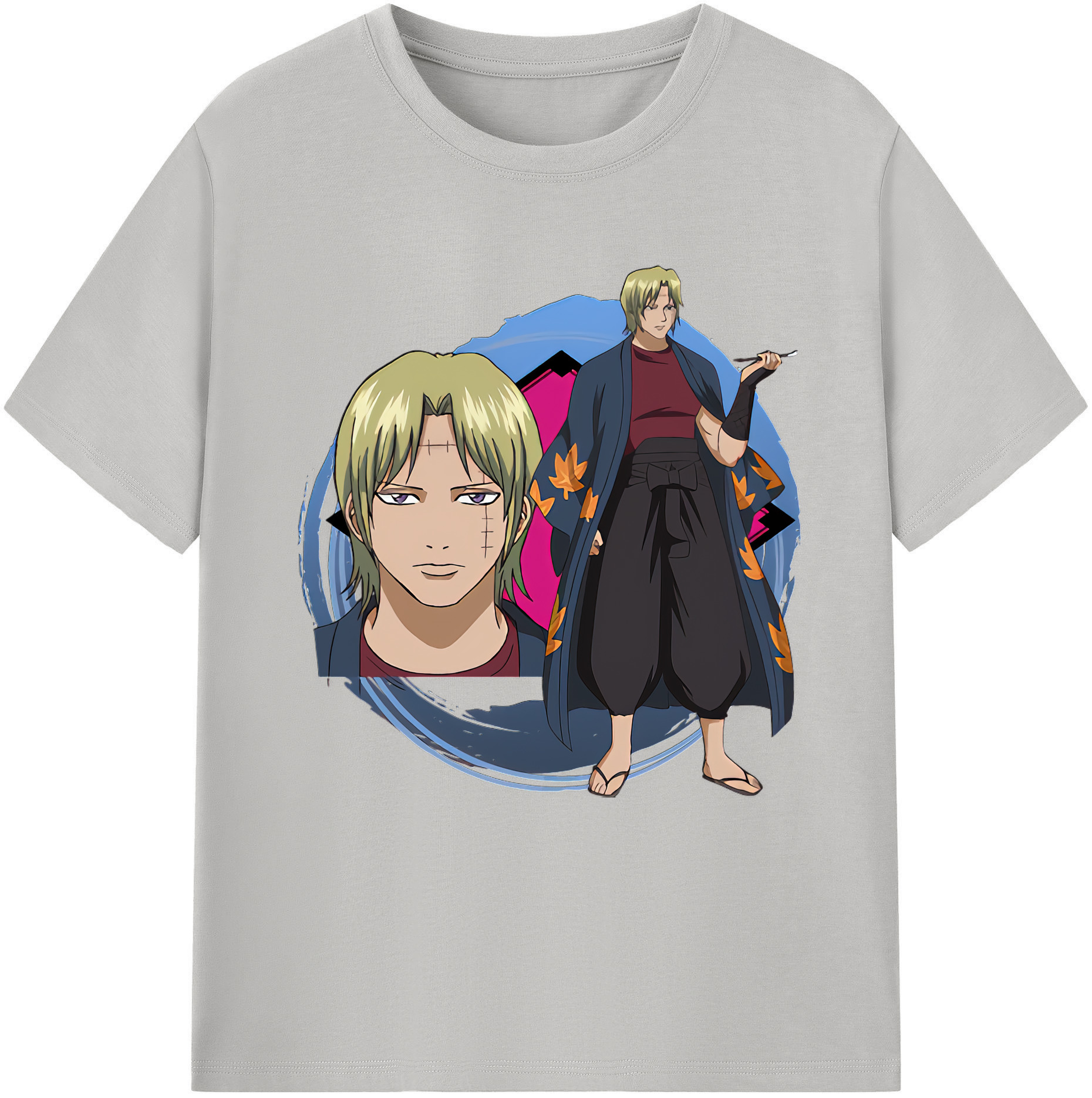 （画像用） ぎんたま 坂田銀時（さかたぎんとき） 神楽 志村新八（しむら しんぱち） GINTAMA Sakata Gintoki Kagura Shimura Shinpachi レディースカジュアルプリントTシャツ（綿100％）