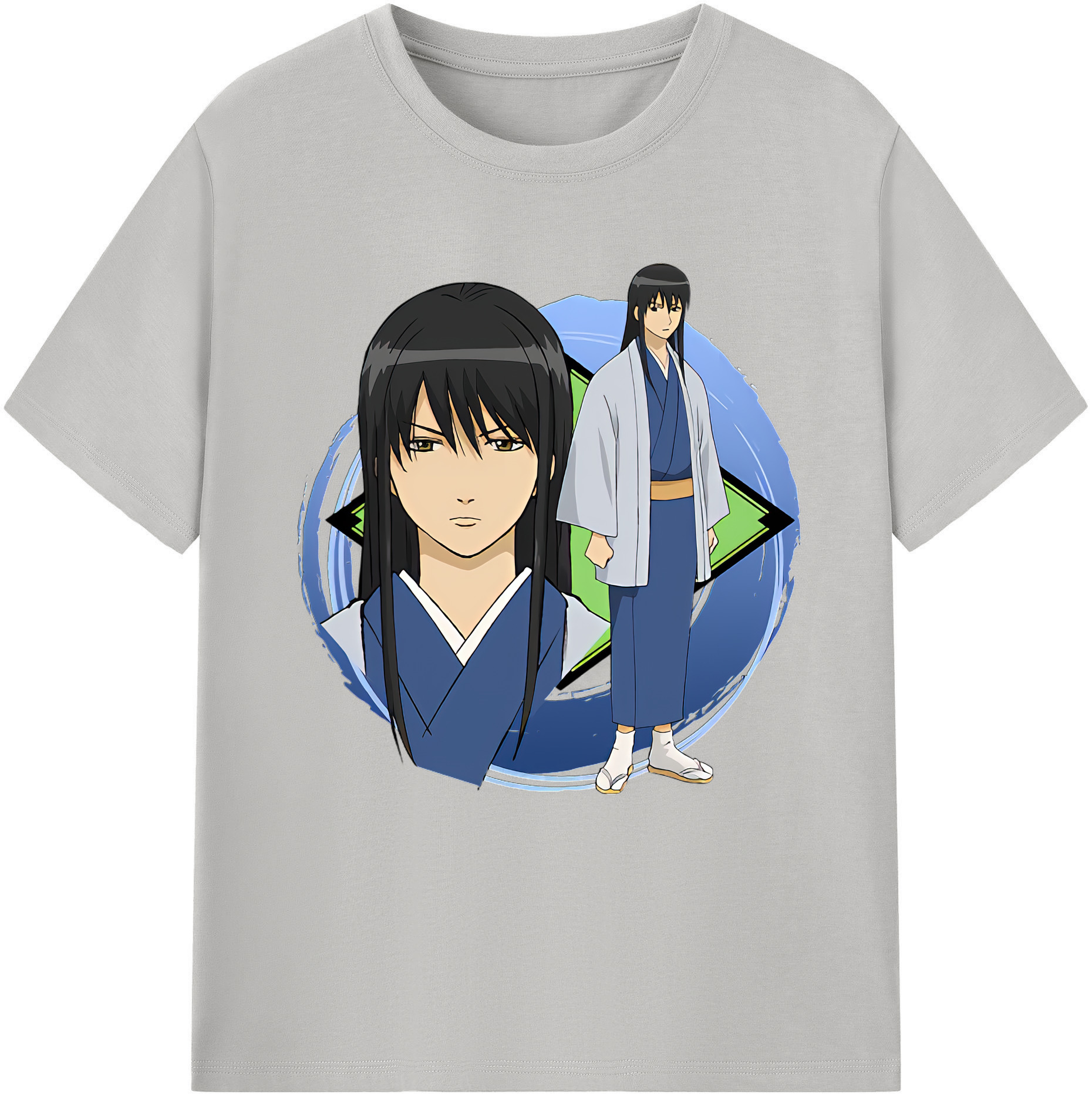（画像用） ぎんたま 坂田銀時（さかたぎんとき） 神楽 志村新八（しむら しんぱち） GINTAMA Sakata Gintoki Kagura Shimura Shinpachi レディースカジュアルプリントTシャツ（綿100％）