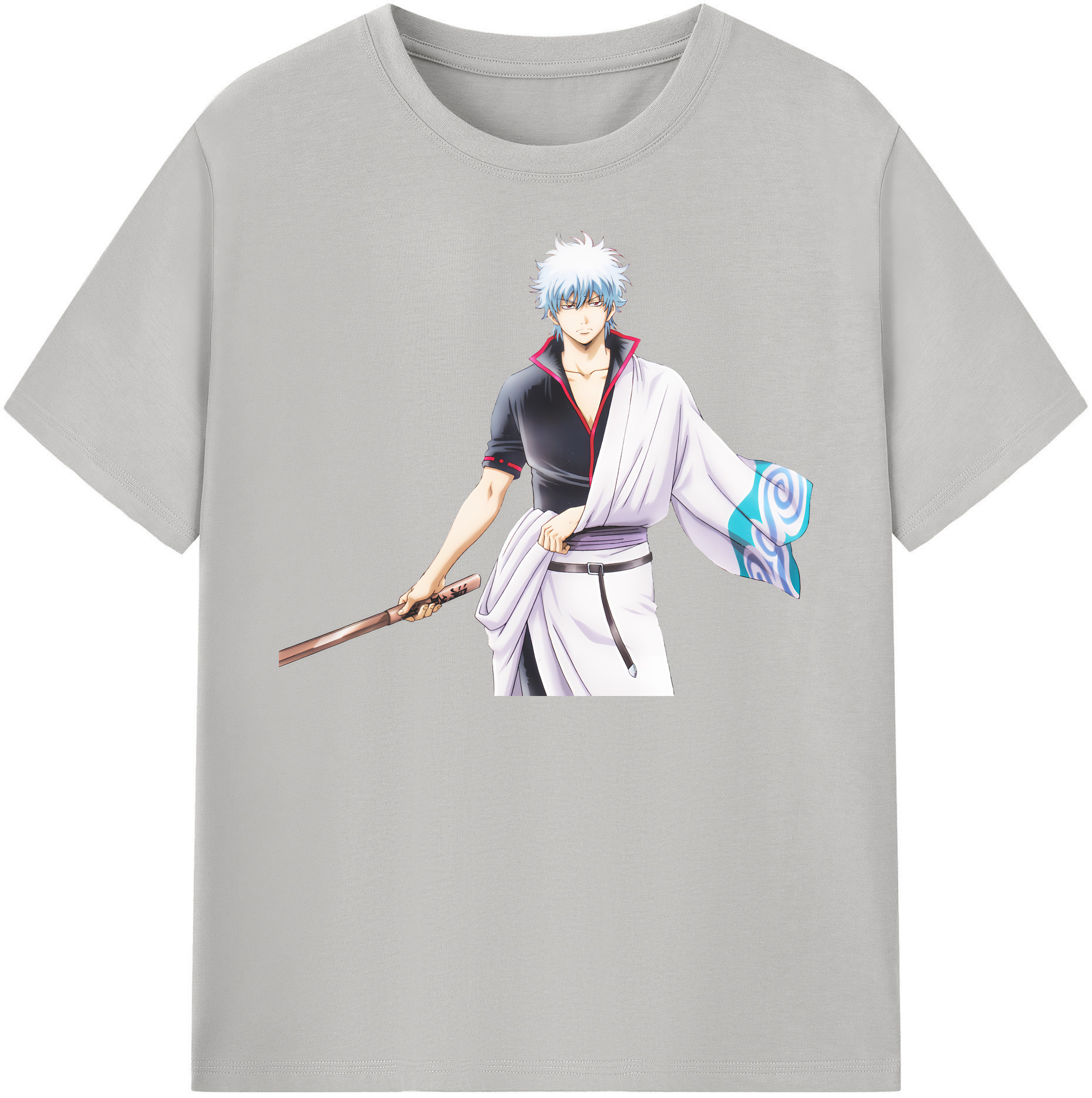 （画像用） ぎんたま 坂田銀時（さかたぎんとき） 神楽 志村新八（しむら しんぱち） GINTAMA Sakata Gintoki Kagura Shimura Shinpachi レディースカジュアルプリントTシャツ（綿100％）