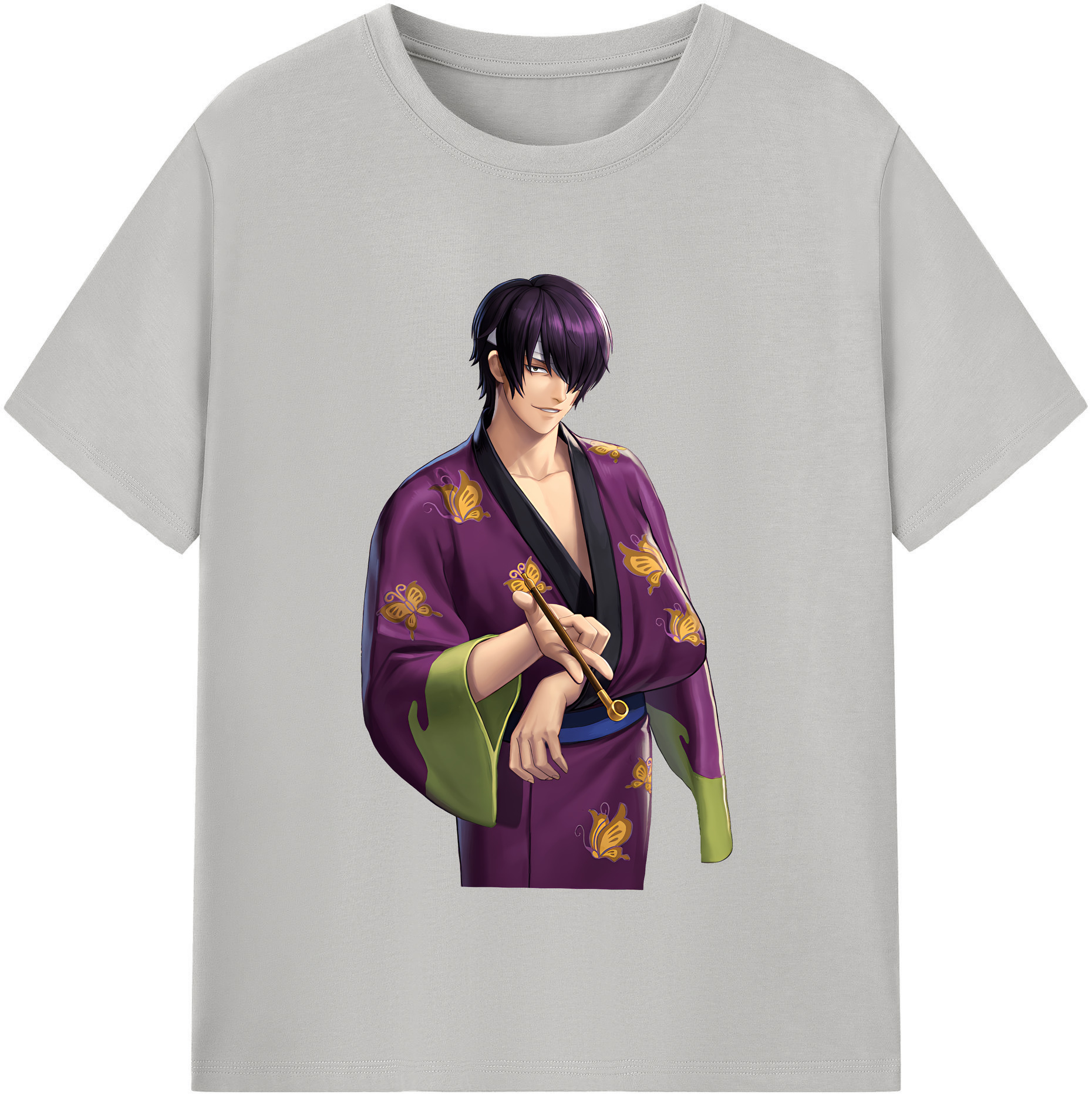 （画像用） ぎんたま 坂田銀時（さかたぎんとき） 神楽 志村新八（しむら しんぱち） GINTAMA Sakata Gintoki Kagura Shimura Shinpachi レディースカジュアルプリントTシャツ（綿100％）