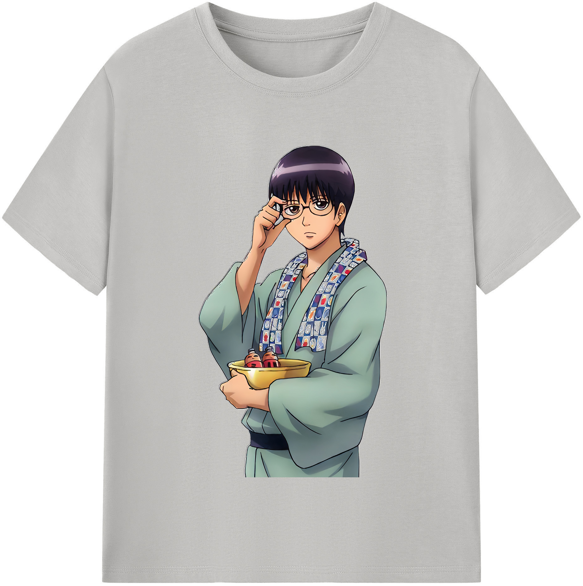 （画像用） ぎんたま 坂田銀時（さかたぎんとき） 神楽 志村新八（しむら しんぱち） GINTAMA Sakata Gintoki Kagura Shimura Shinpachi レディースカジュアルプリントTシャツ（綿100％）