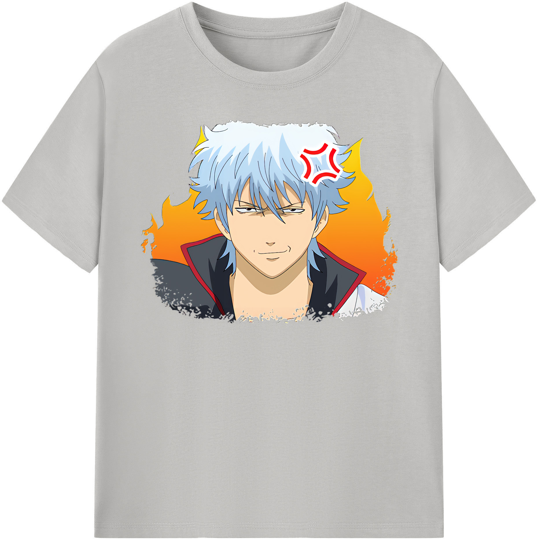 （画像用） ぎんたま 坂田銀時（さかたぎんとき） 神楽 志村新八（しむら しんぱち） GINTAMA Sakata Gintoki Kagura Shimura Shinpachi レディースカジュアルプリントTシャツ（綿100％）