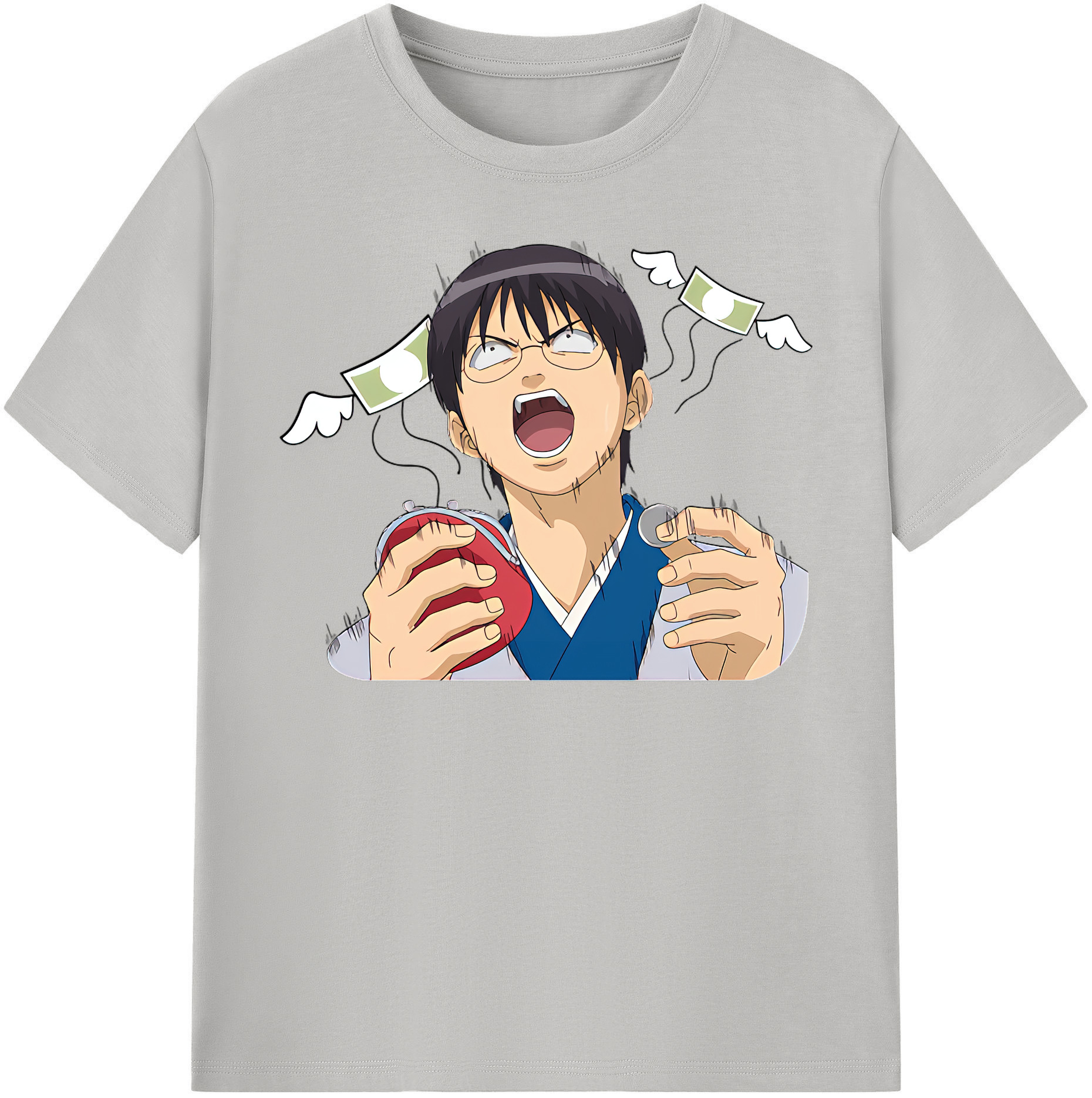 （画像用） ぎんたま 坂田銀時（さかたぎんとき） 神楽 志村新八（しむら しんぱち） GINTAMA Sakata Gintoki Kagura Shimura Shinpachi レディースカジュアルプリントTシャツ（綿100％）