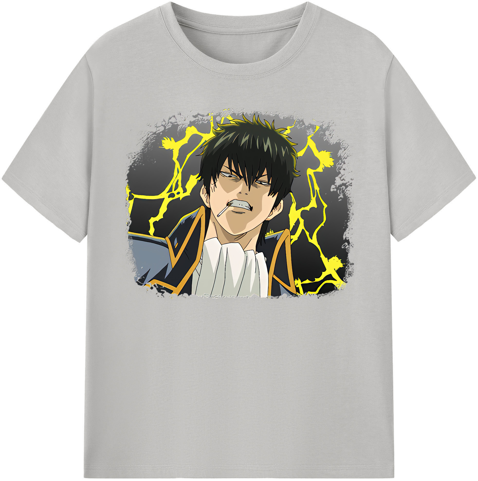 （画像用） ぎんたま 坂田銀時（さかたぎんとき） 神楽 志村新八（しむら しんぱち） GINTAMA Sakata Gintoki Kagura Shimura Shinpachi レディースカジュアルプリントTシャツ（綿100％）