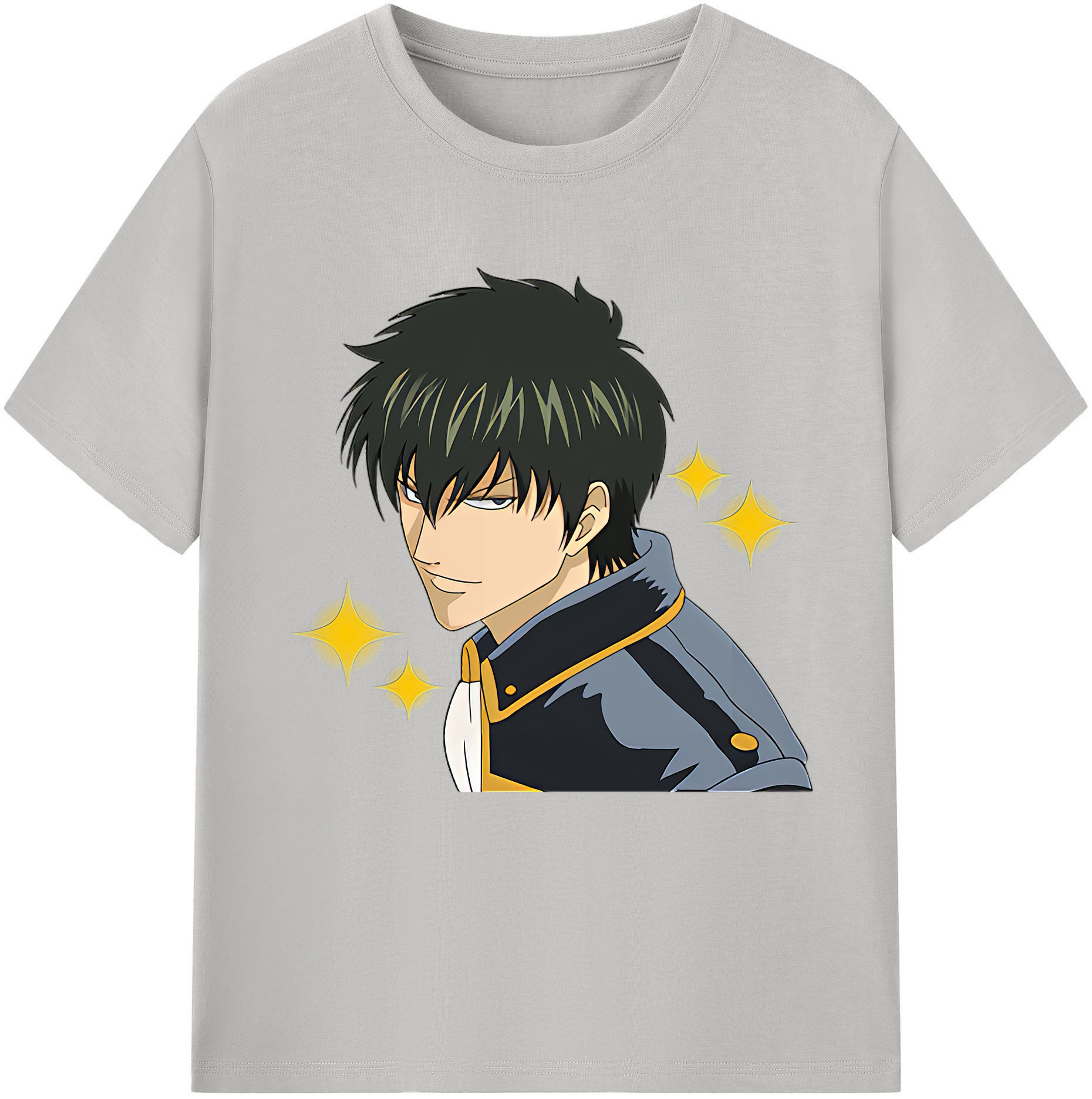 （画像用） ぎんたま 坂田銀時（さかたぎんとき） 神楽 志村新八（しむら しんぱち） GINTAMA Sakata Gintoki Kagura Shimura Shinpachi レディースカジュアルプリントTシャツ（綿100％）