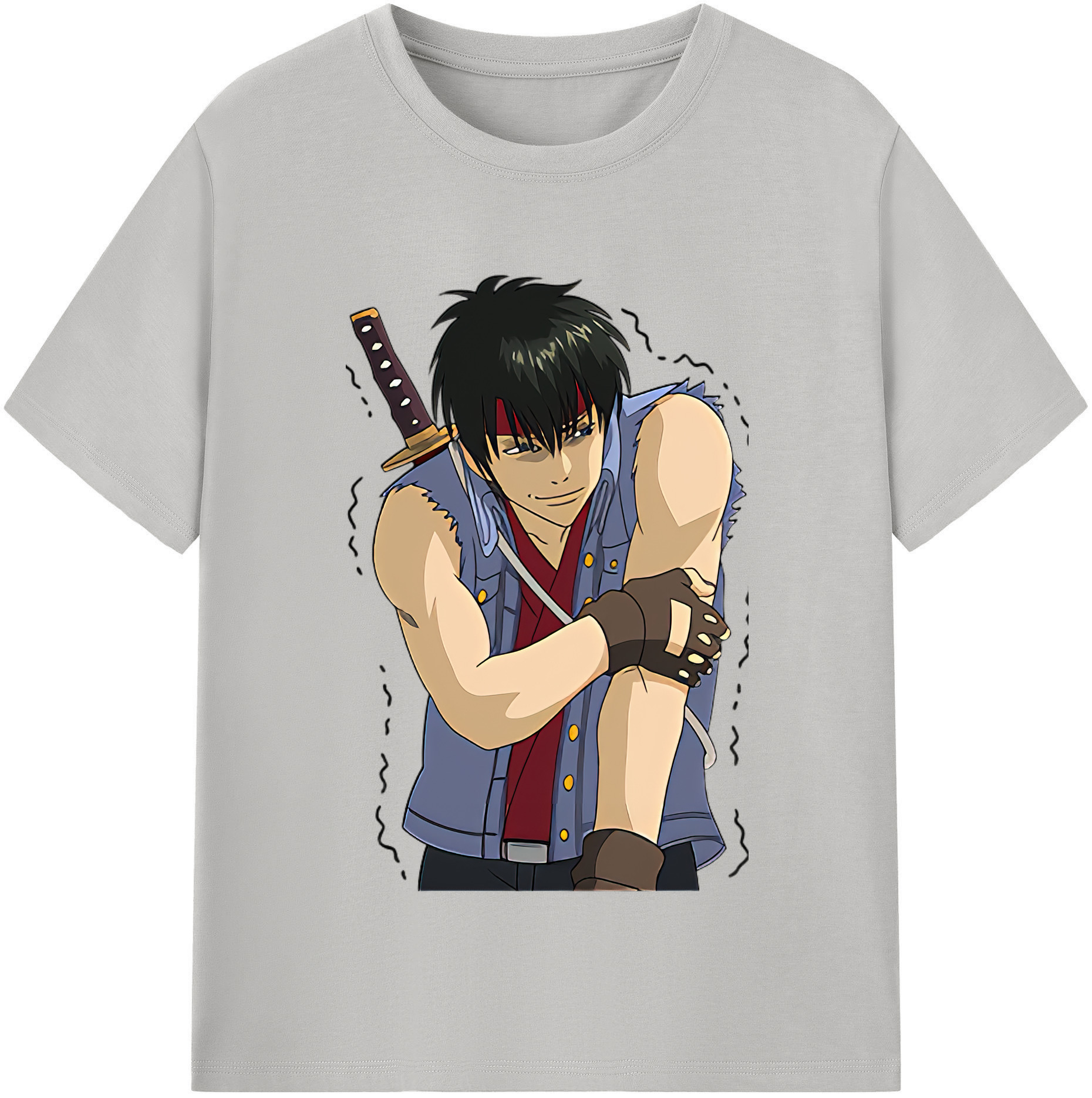 （画像用） ぎんたま 坂田銀時（さかたぎんとき） 神楽 志村新八（しむら しんぱち） GINTAMA Sakata Gintoki Kagura Shimura Shinpachi レディースカジュアルプリントTシャツ（綿100％）