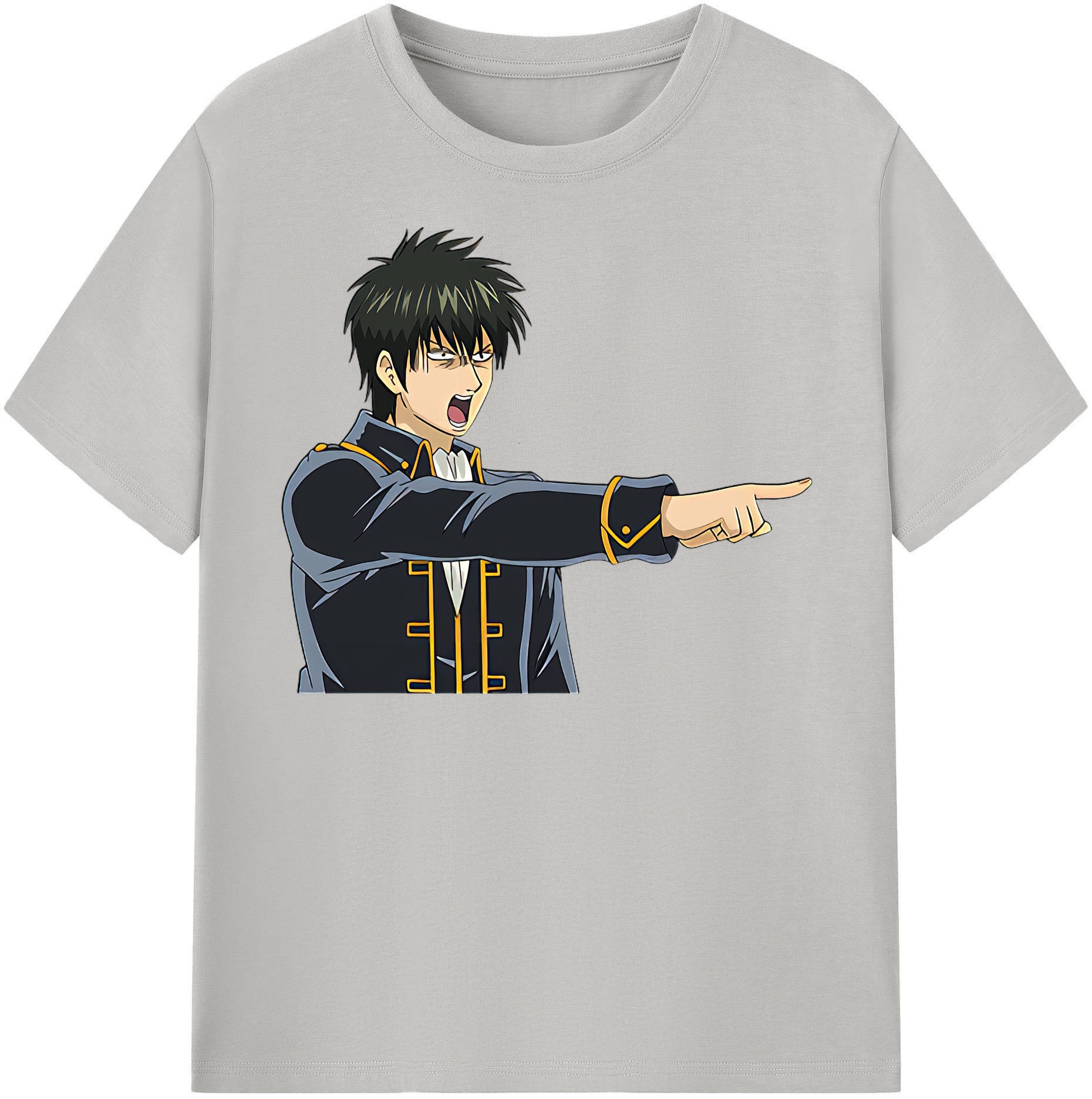（画像用） ぎんたま 坂田銀時（さかたぎんとき） 神楽 志村新八（しむら しんぱち） GINTAMA Sakata Gintoki Kagura Shimura Shinpachi レディースカジュアルプリントTシャツ（綿100％）