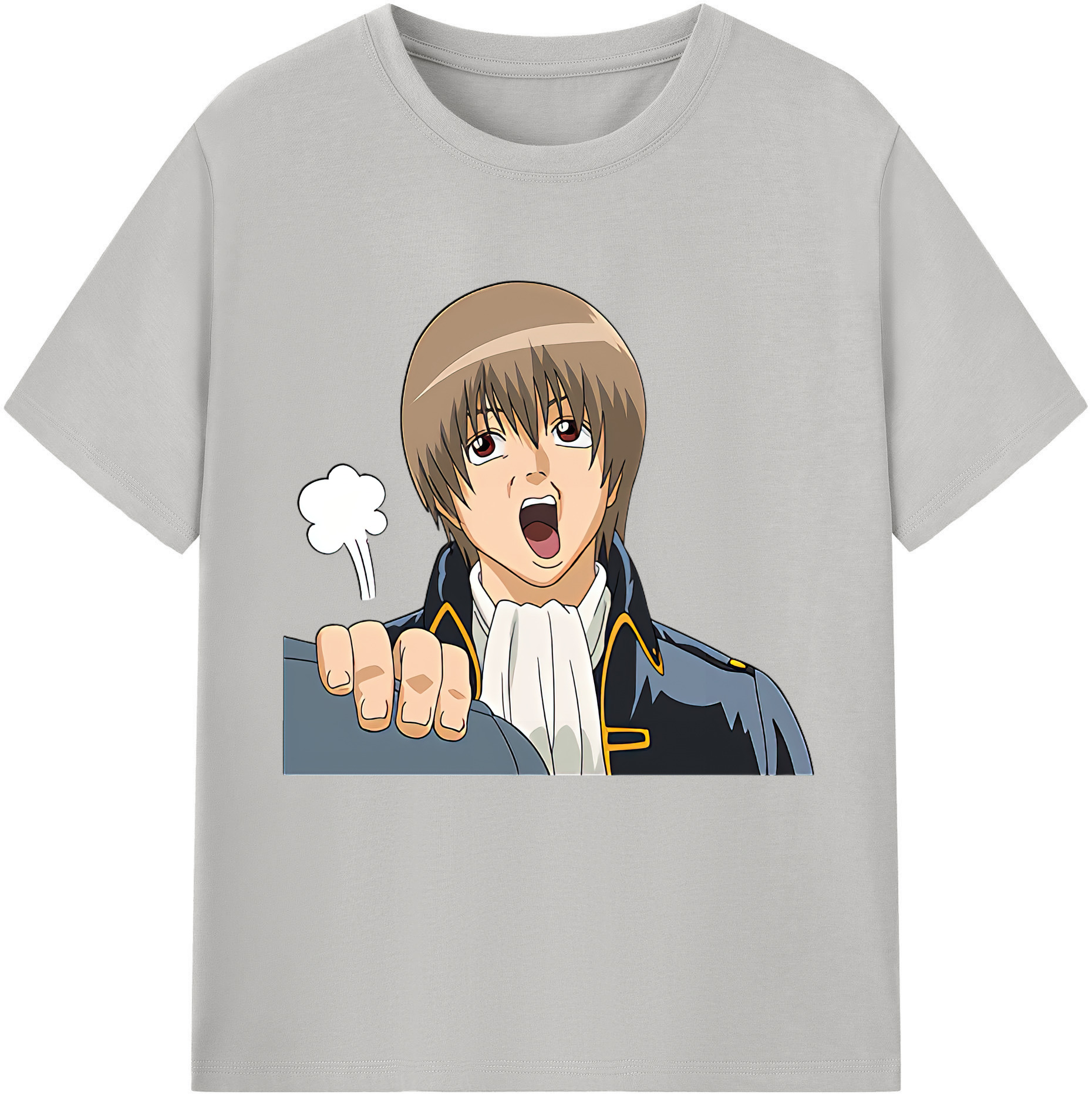 （画像用） ぎんたま 坂田銀時（さかたぎんとき） 神楽 志村新八（しむら しんぱち） GINTAMA Sakata Gintoki Kagura Shimura Shinpachi レディースカジュアルプリントTシャツ（綿100％）