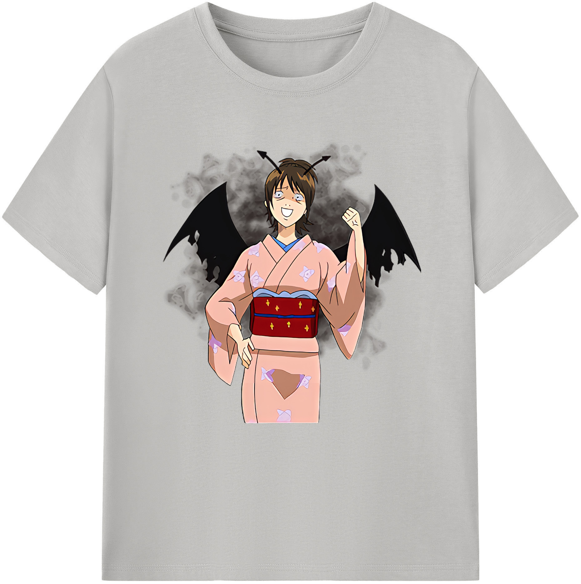 （画像用） ぎんたま 坂田銀時（さかたぎんとき） 神楽 志村新八（しむら しんぱち） GINTAMA Sakata Gintoki Kagura Shimura Shinpachi レディースカジュアルプリントTシャツ（綿100％）