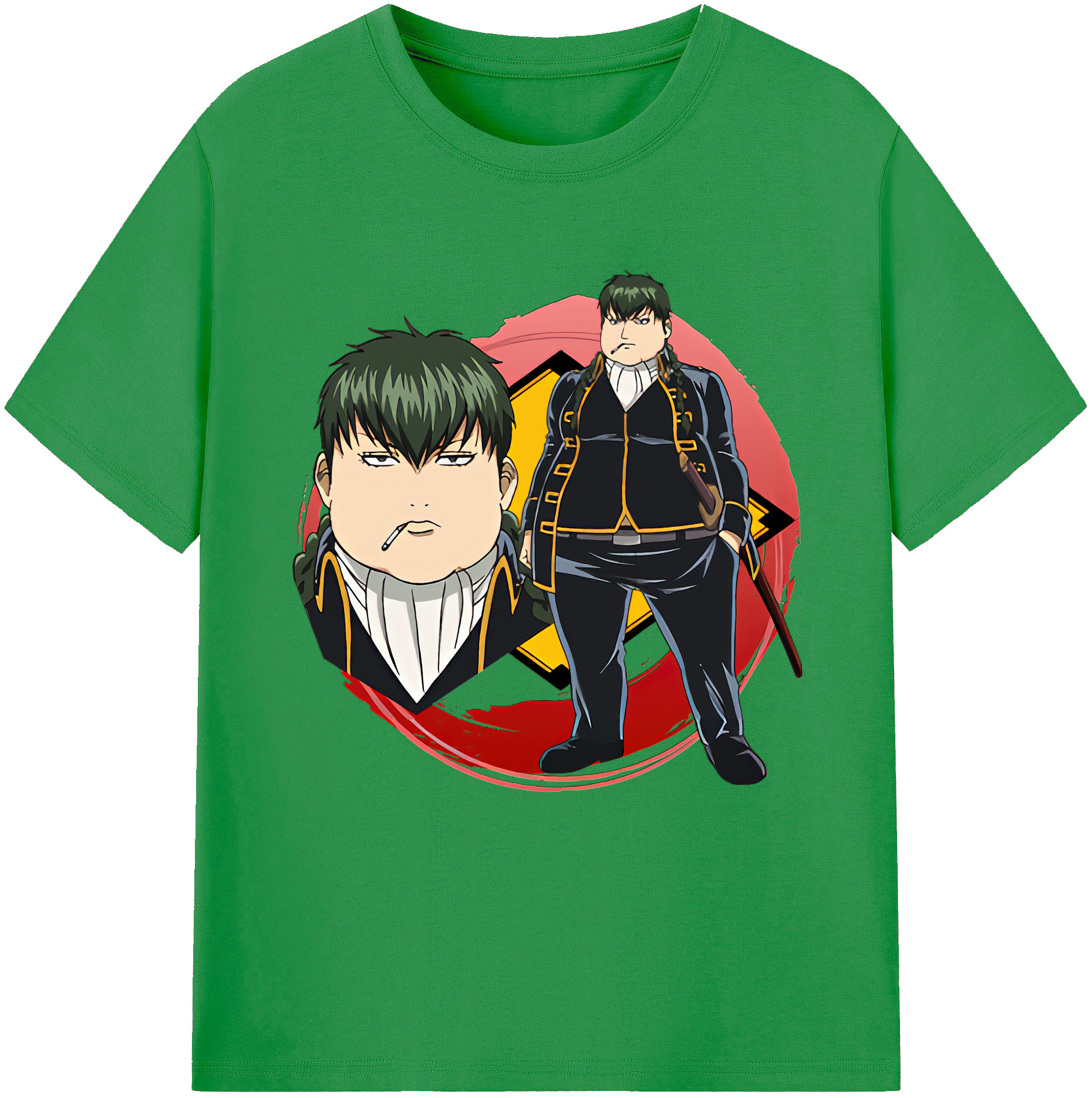 （画像用） ぎんたま 坂田銀時（さかたぎんとき） 神楽 志村新八（しむら しんぱち） GINTAMA Sakata Gintoki Kagura Shimura Shinpachi レディースカジュアルプリントTシャツ（綿100％）