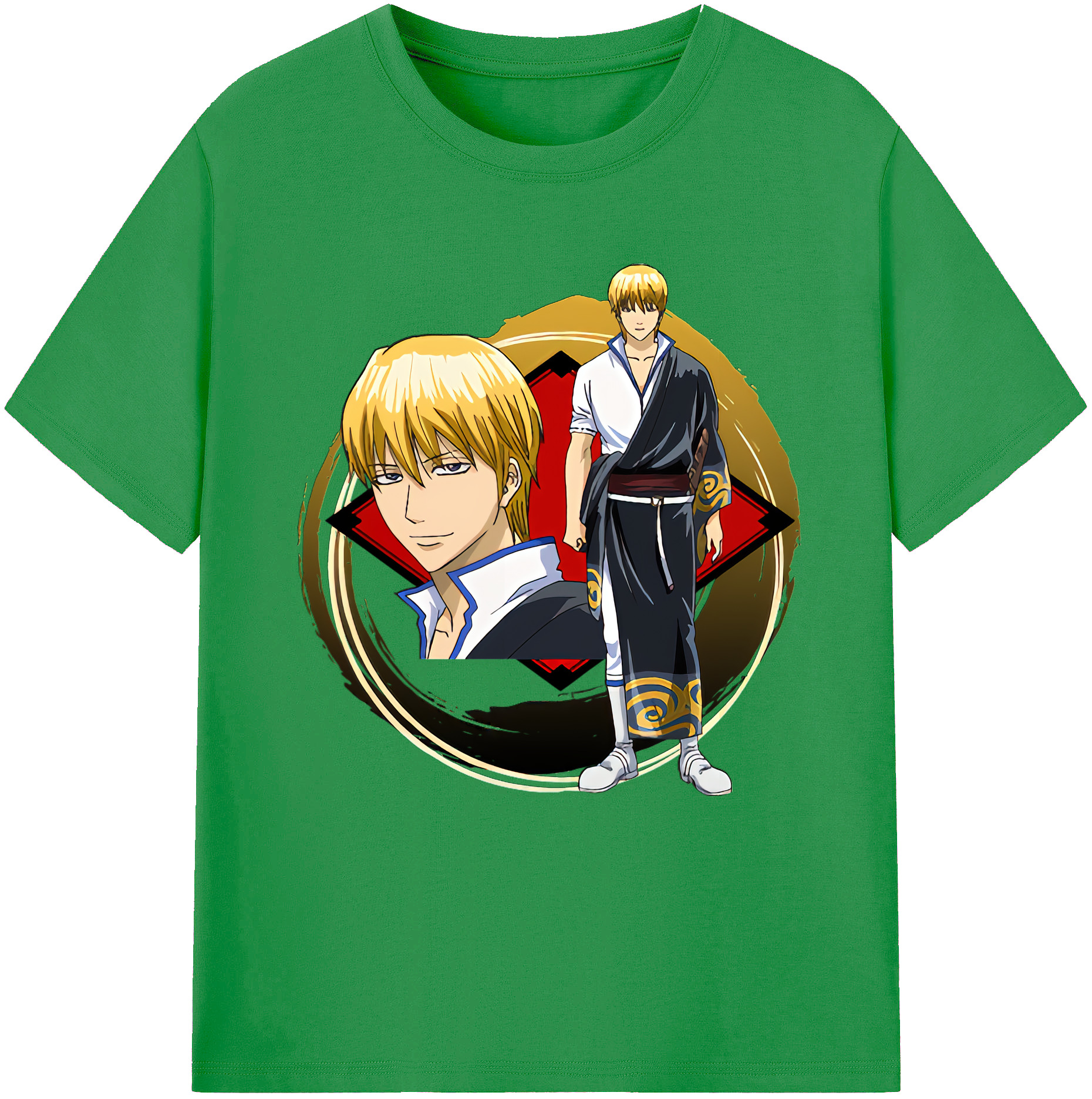 （画像用） ぎんたま 坂田銀時（さかたぎんとき） 神楽 志村新八（しむら しんぱち） GINTAMA Sakata Gintoki Kagura Shimura Shinpachi レディースカジュアルプリントTシャツ（綿100％）