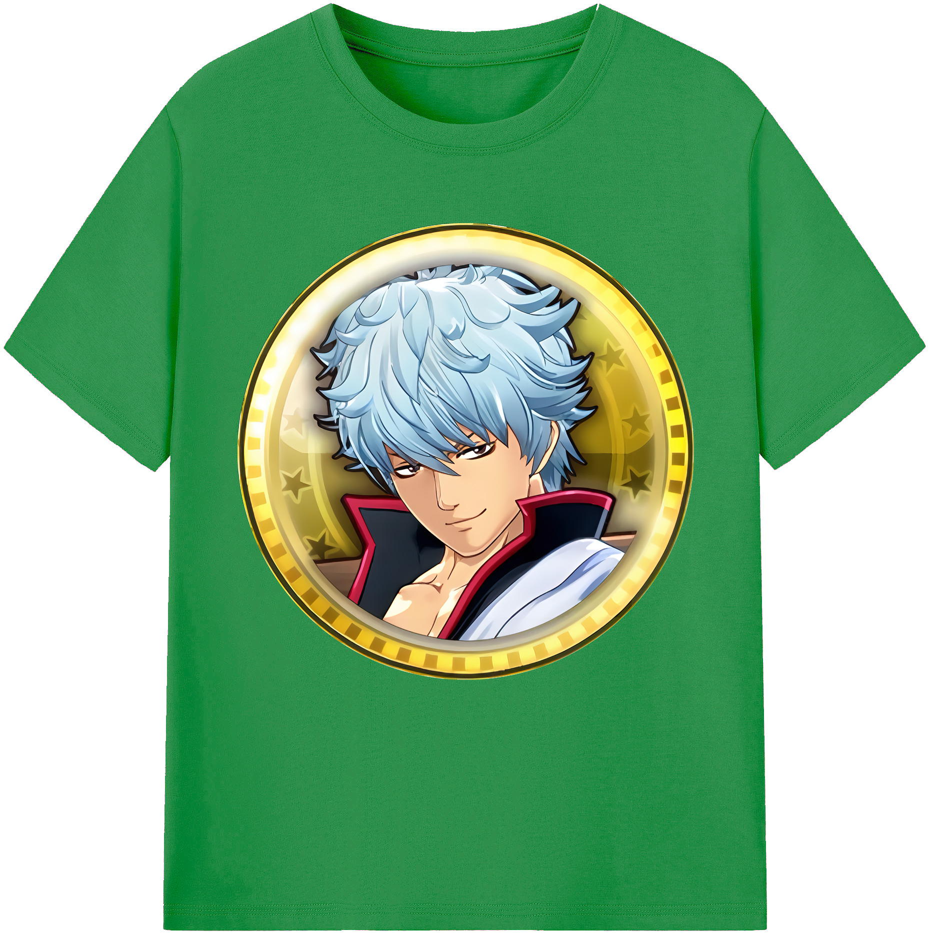 （画像用） ぎんたま 坂田銀時（さかたぎんとき） 神楽 志村新八（しむら しんぱち） GINTAMA Sakata Gintoki Kagura Shimura Shinpachi レディースカジュアルプリントTシャツ（綿100％）
