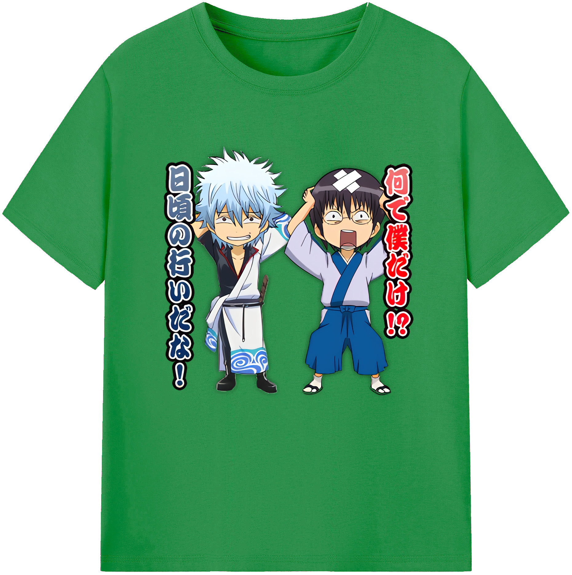 （画像用） ぎんたま 坂田銀時（さかたぎんとき） 神楽 志村新八（しむら しんぱち） GINTAMA Sakata Gintoki Kagura Shimura Shinpachi レディースカジュアルプリントTシャツ（綿100％）