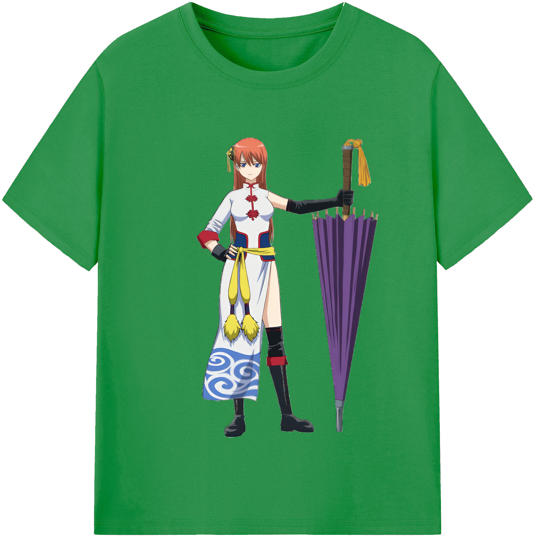 （画像用） ぎんたま 坂田銀時（さかたぎんとき） 神楽 志村新八（しむら しんぱち） GINTAMA Sakata Gintoki Kagura Shimura Shinpachi レディースカジュアルプリントTシャツ（綿100％）