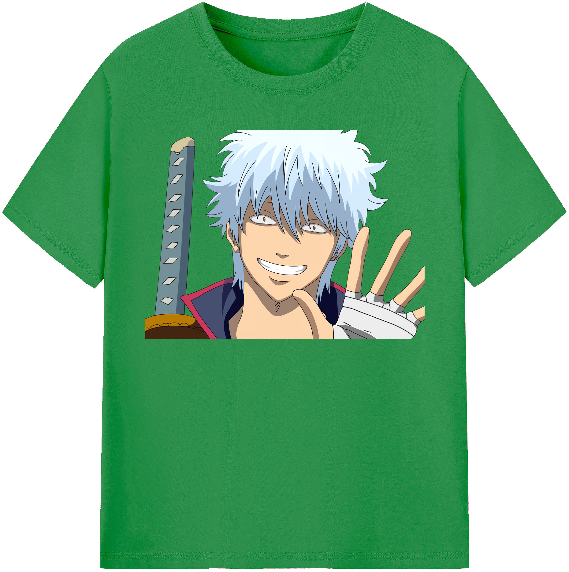 （画像用） ぎんたま 坂田銀時（さかたぎんとき） 神楽 志村新八（しむら しんぱち） GINTAMA Sakata Gintoki Kagura Shimura Shinpachi レディースカジュアルプリントTシャツ（綿100％）