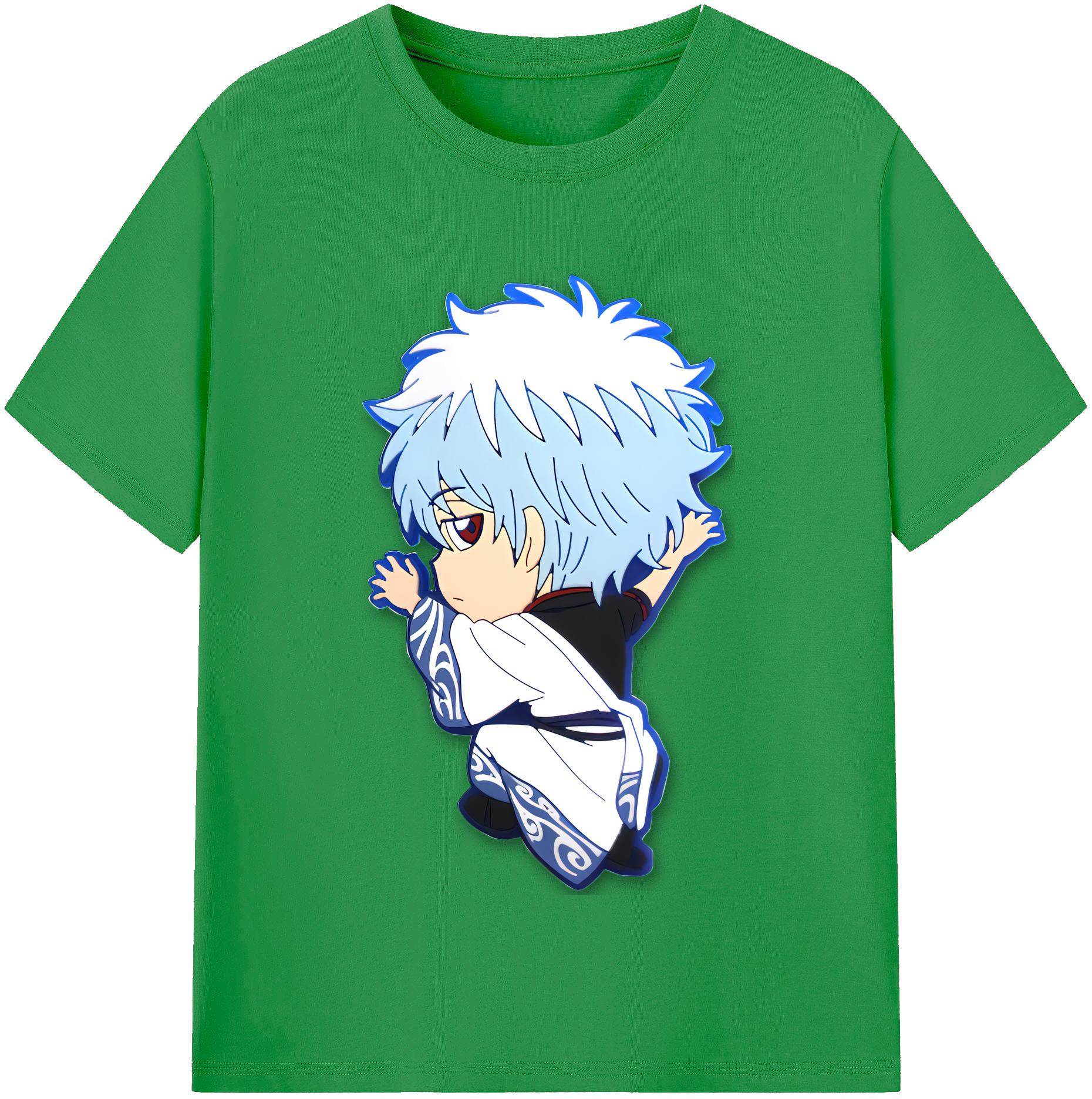 （画像用） ぎんたま 坂田銀時（さかたぎんとき） 神楽 志村新八（しむら しんぱち） GINTAMA Sakata Gintoki Kagura Shimura Shinpachi レディースカジュアルプリントTシャツ（綿100％）