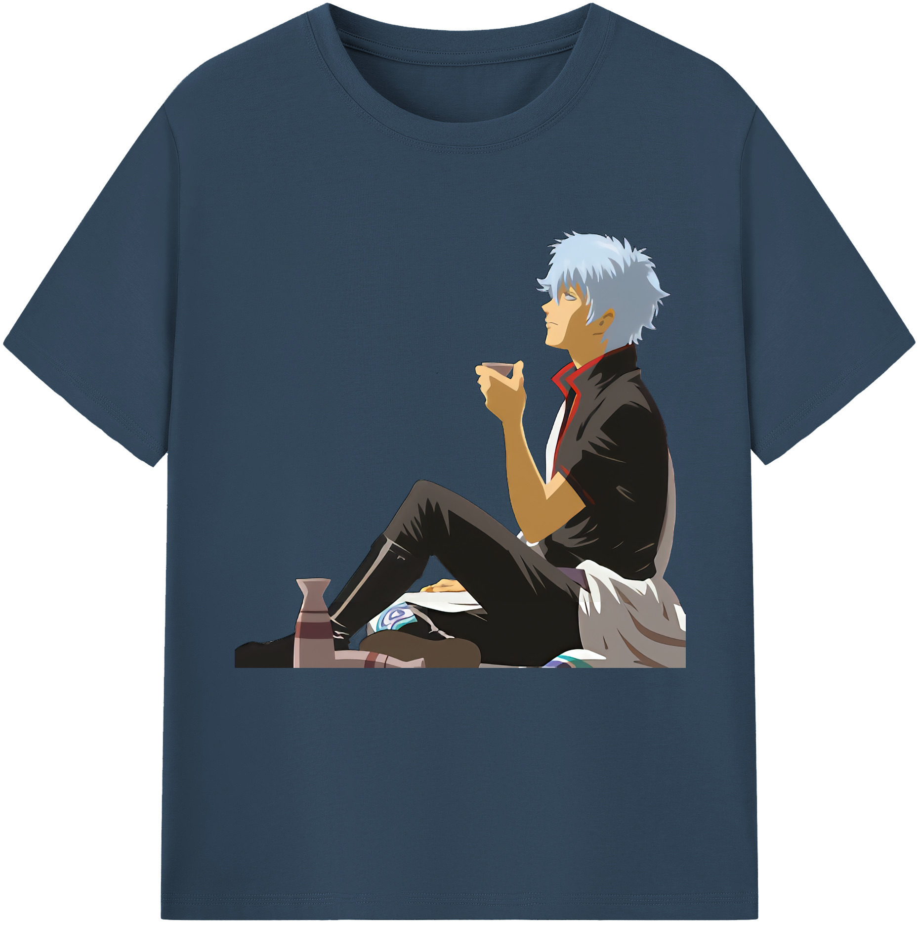 （画像用） ぎんたま 坂田銀時（さかたぎんとき） 神楽 志村新八（しむら しんぱち） GINTAMA Sakata Gintoki Kagura Shimura Shinpachi レディースカジュアルプリントTシャツ（綿100％）