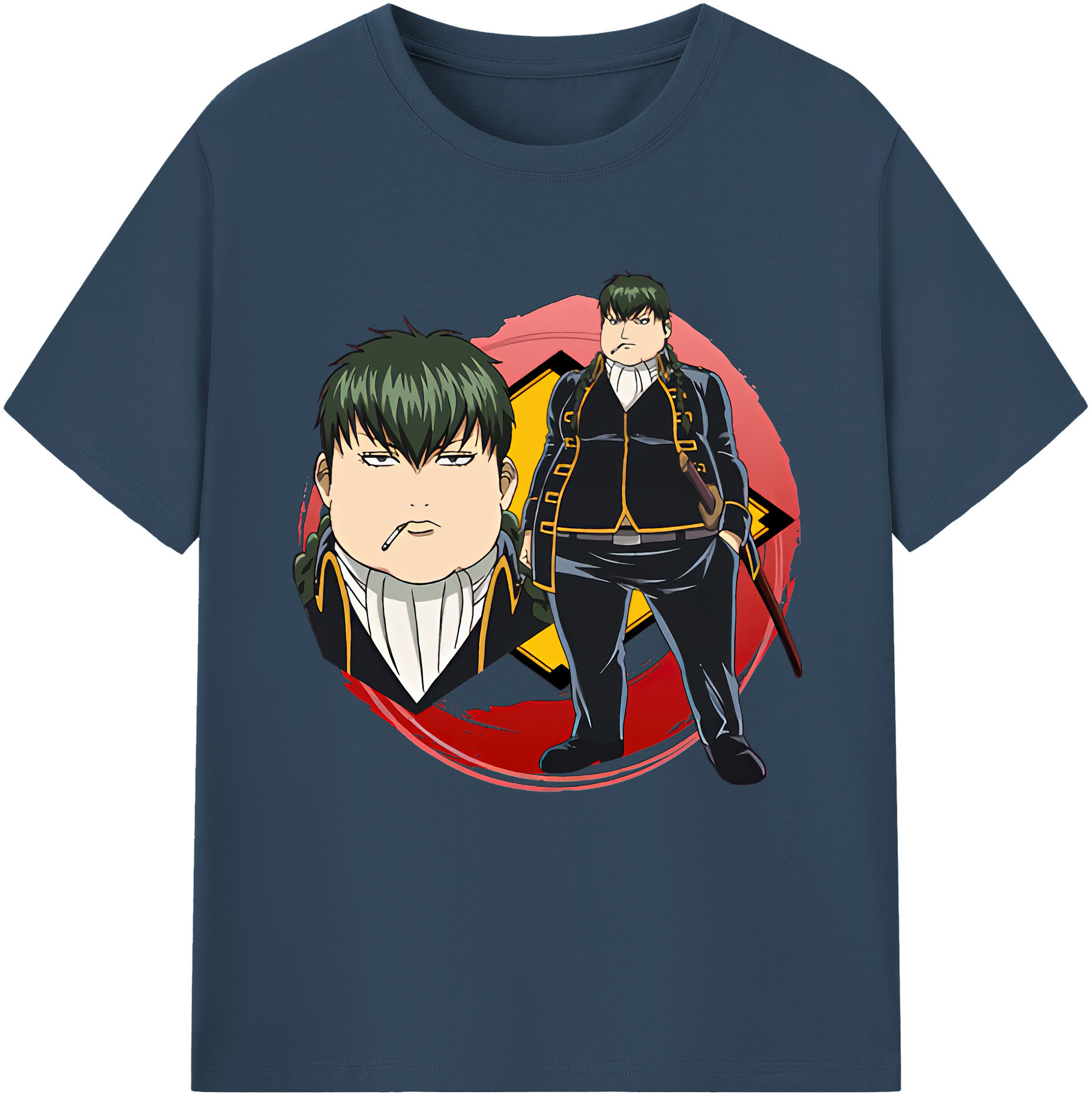 （画像用） ぎんたま 坂田銀時（さかたぎんとき） 神楽 志村新八（しむら しんぱち） GINTAMA Sakata Gintoki Kagura Shimura Shinpachi レディースカジュアルプリントTシャツ（綿100％）